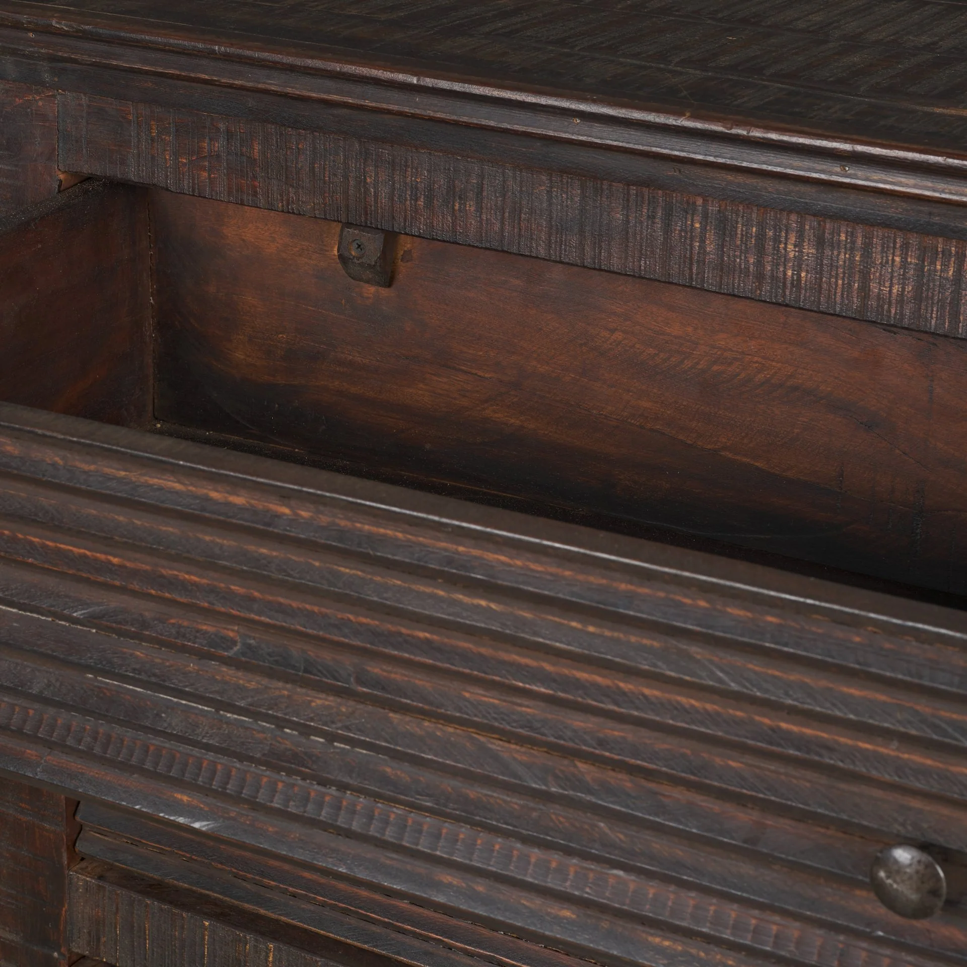 Rhett Reclaimed Wood 3 Drawer Cabinet - Image 11