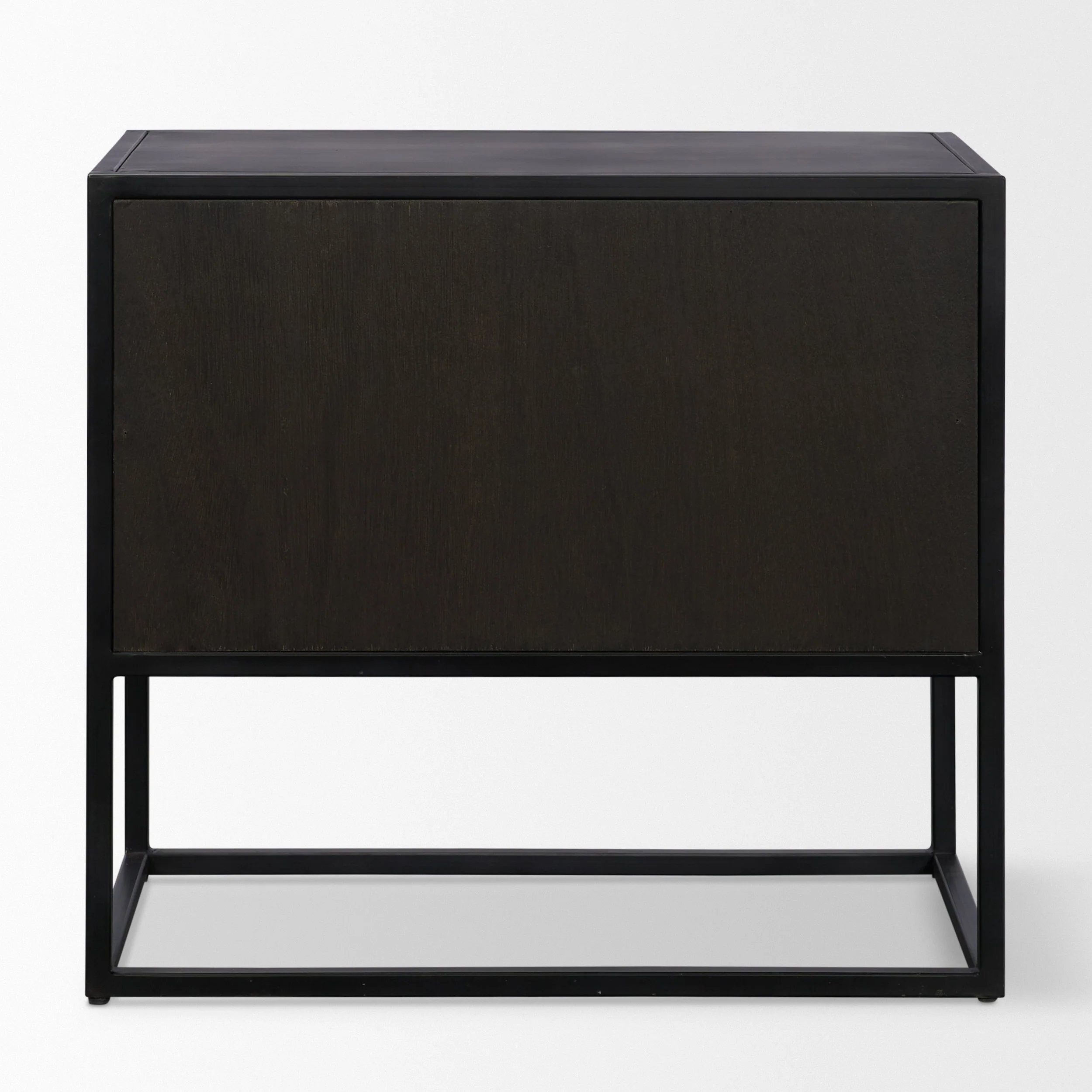 Sloan Light Brown W/ Black Metal Frame Side Table - Image 5