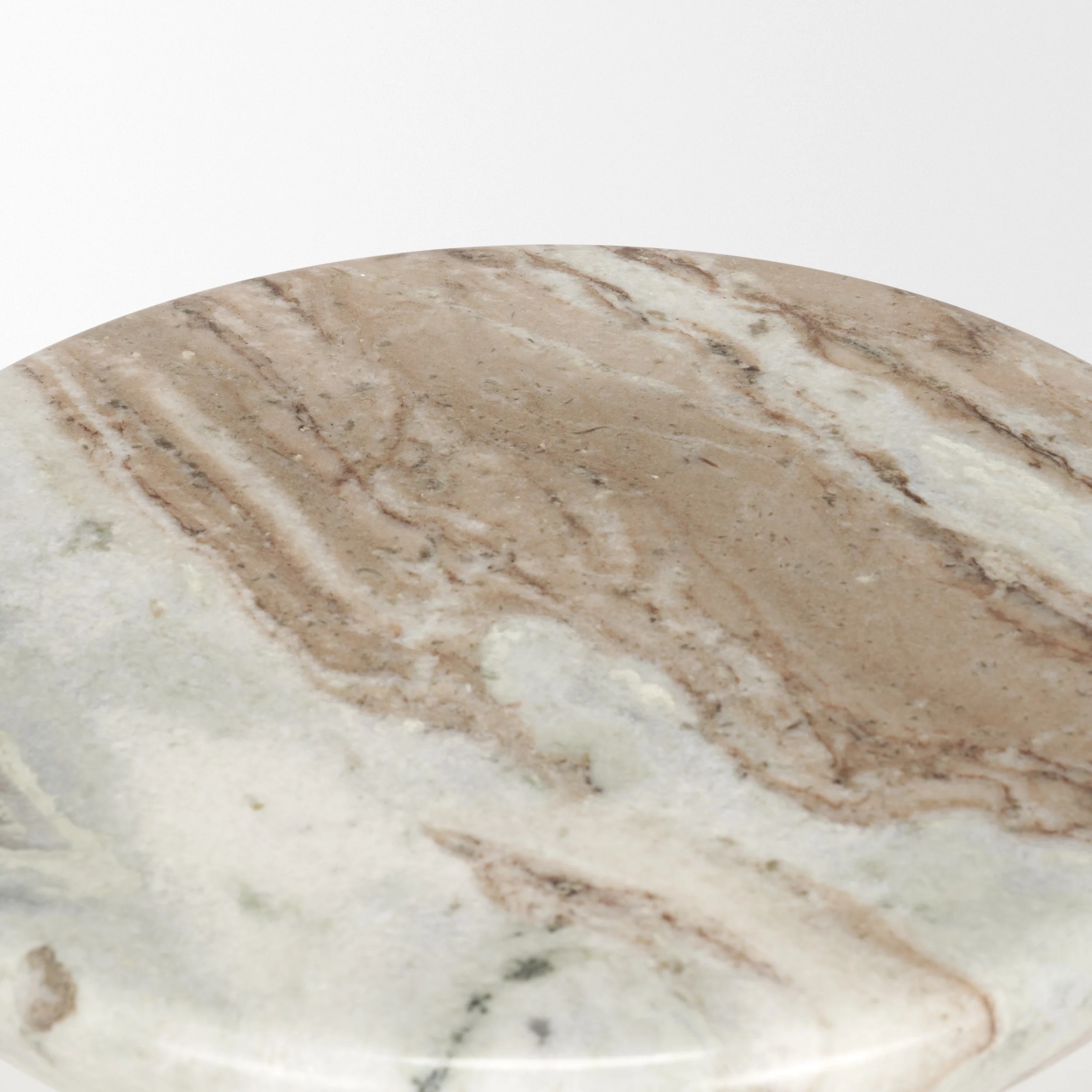 Bellancia Rosa Pink Marble Pedestal Side Table - Image 5