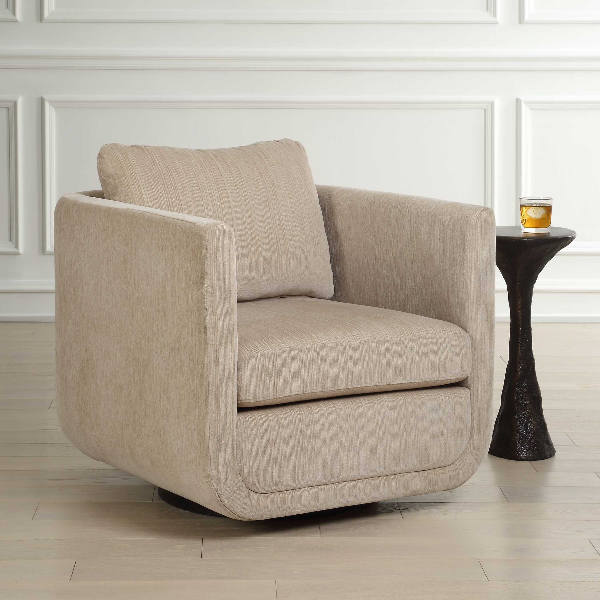 Abound Porcelain Swivel Chair - Image 3