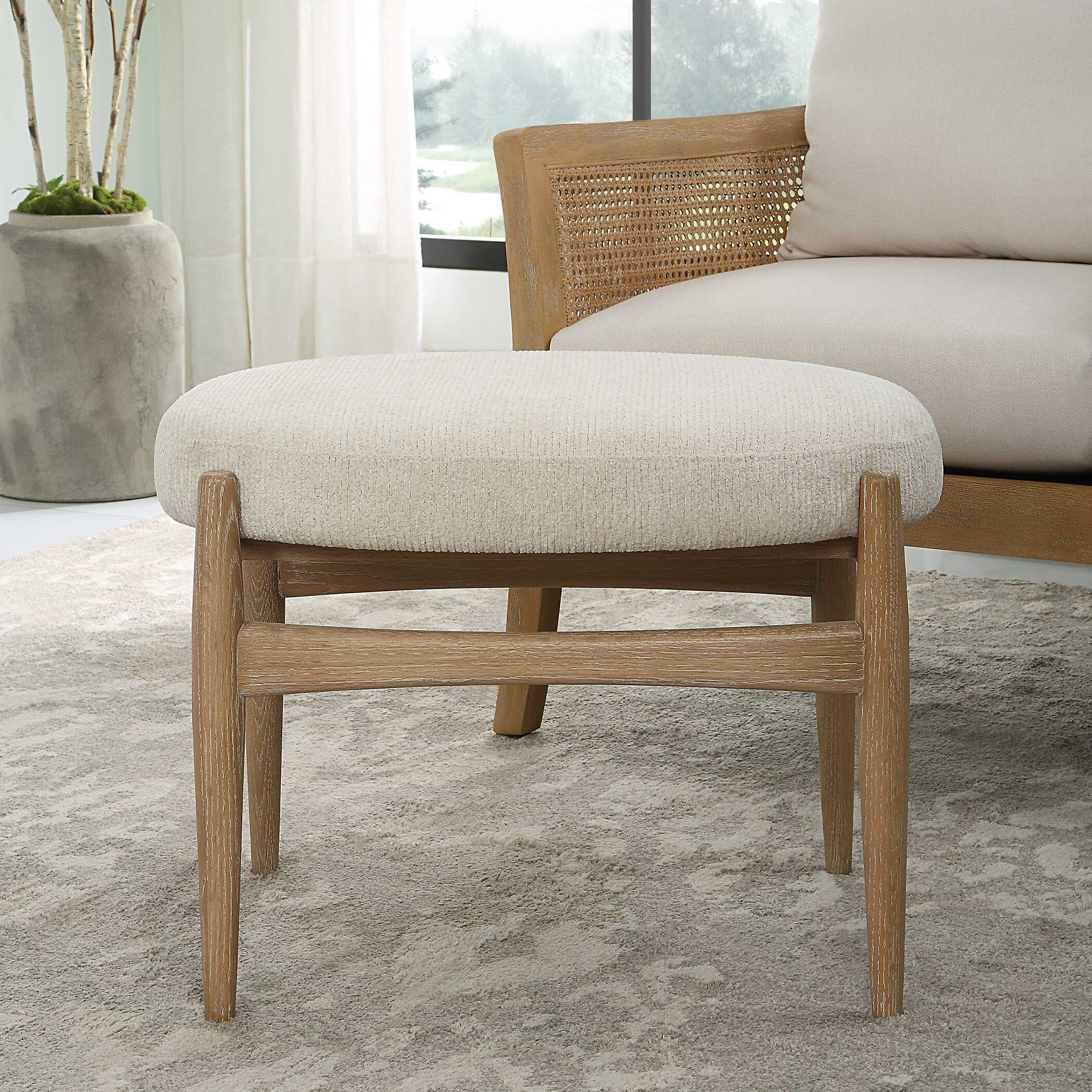 Acrobat Off-White Small Bench - Image 3