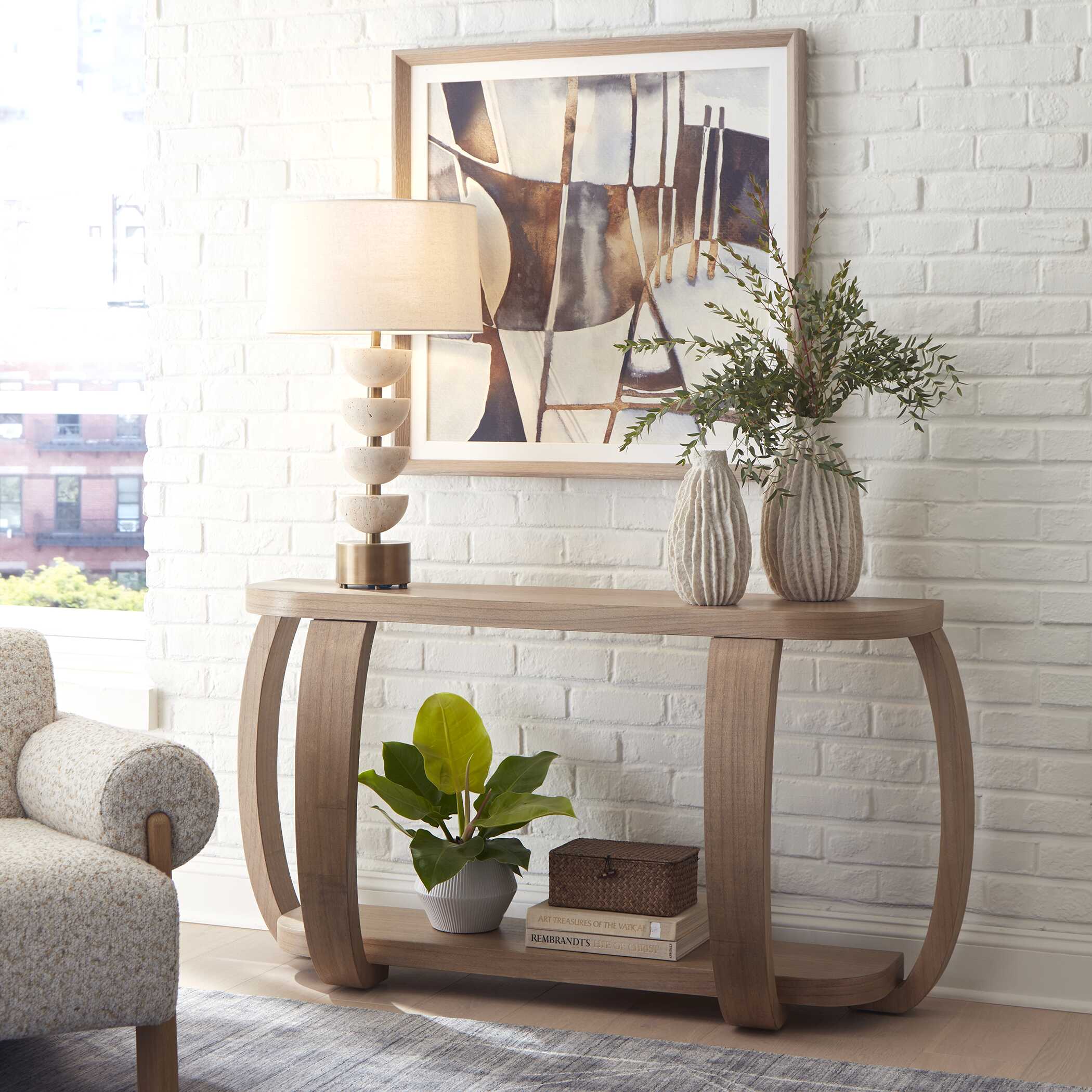 Adona Wood Console Table - Image 2