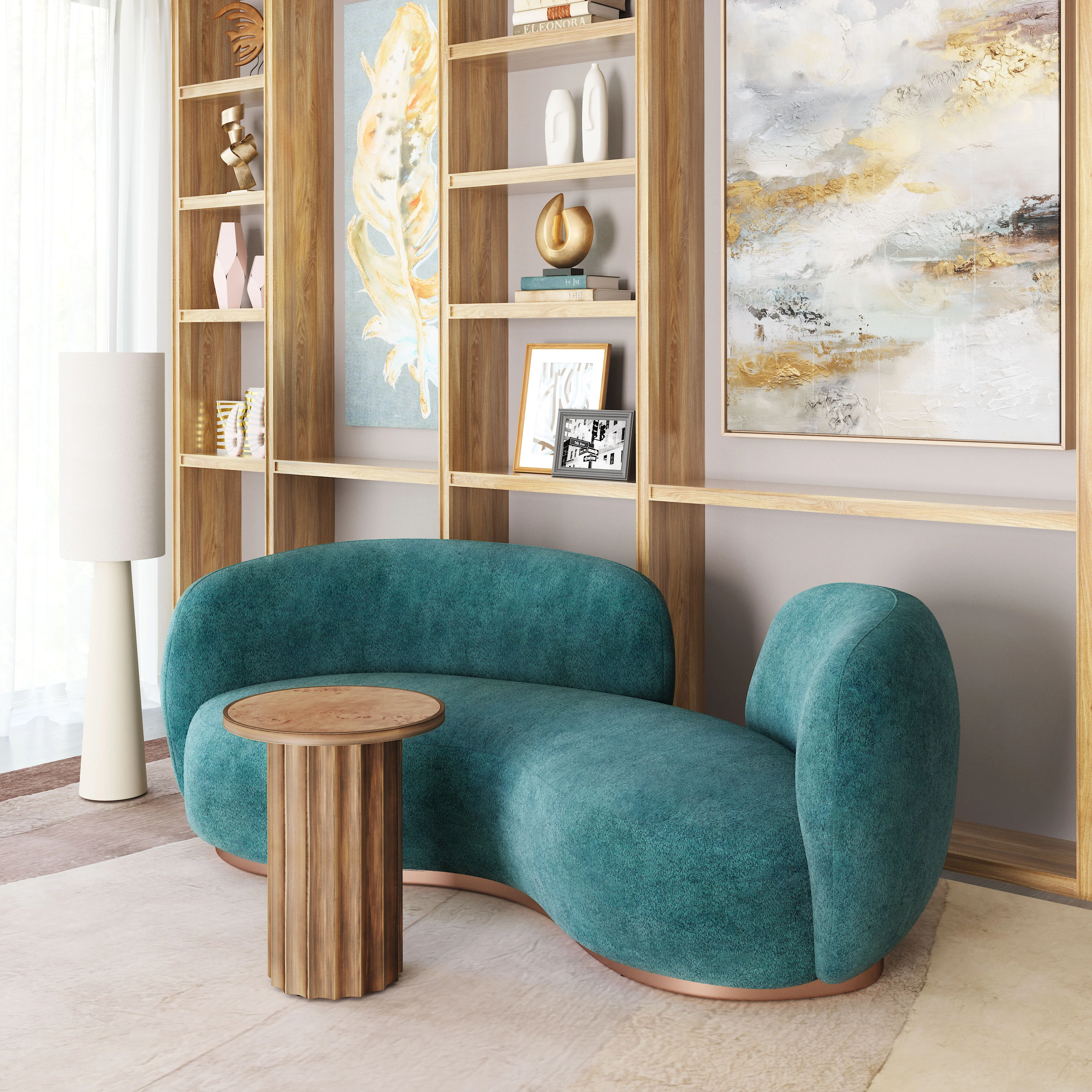 Afinato Side Table Brown - Image 8