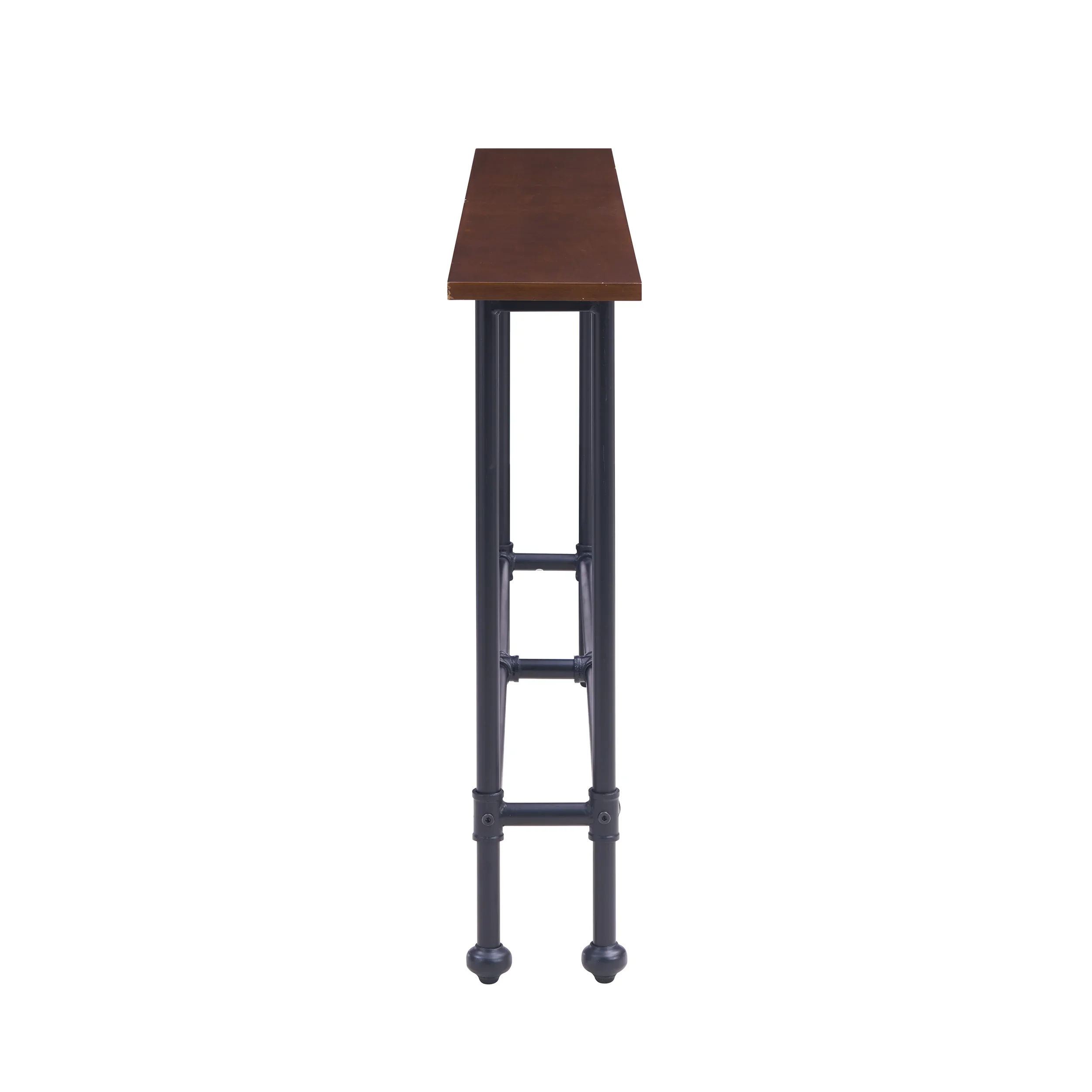 Agnew Console Table - Black w/ Espresso - Image 4