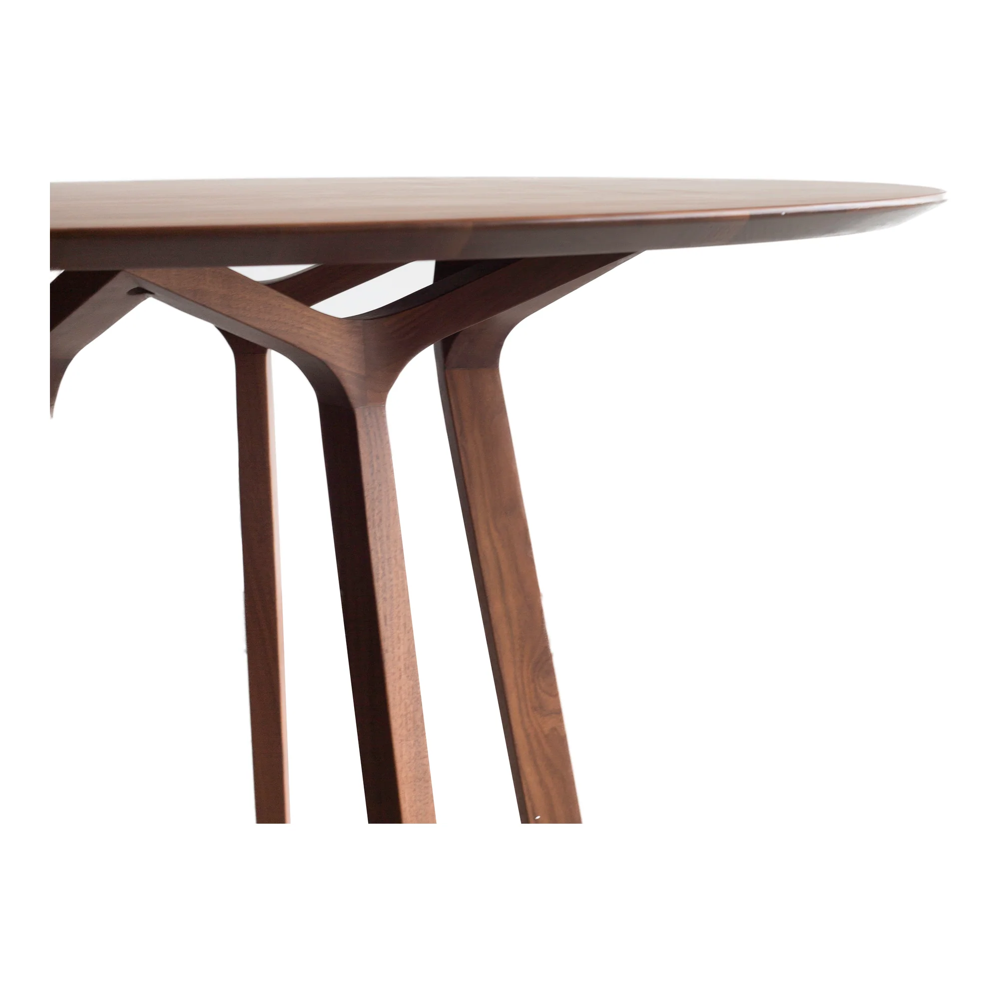 Aldo Round Dining Table Walnut - Image 3