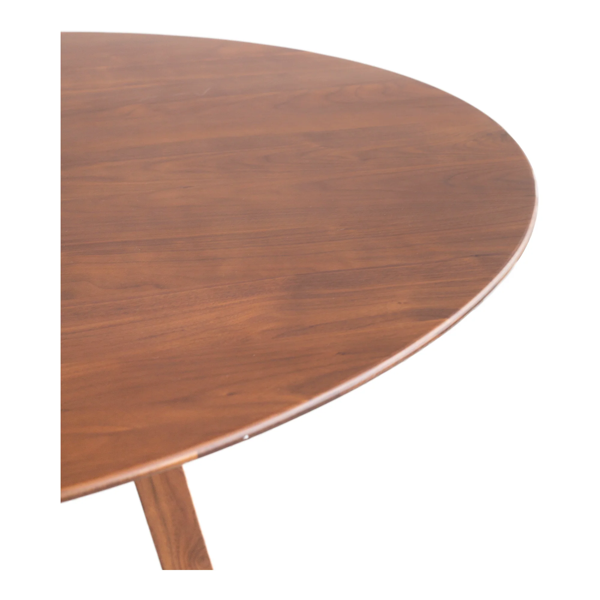 Aldo Round Dining Table Walnut - Image 4