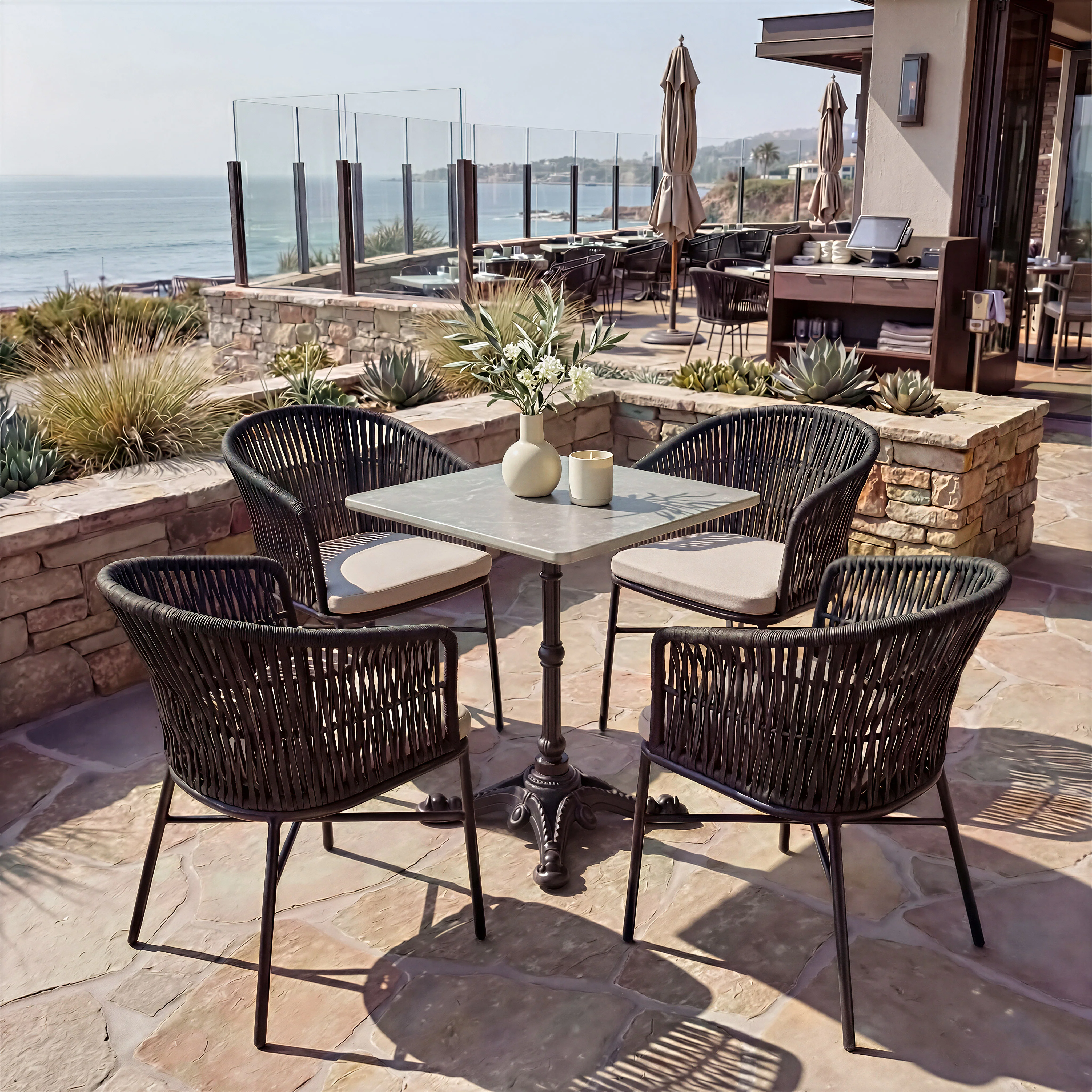 Alfresco Dining Table Gray - Image 7