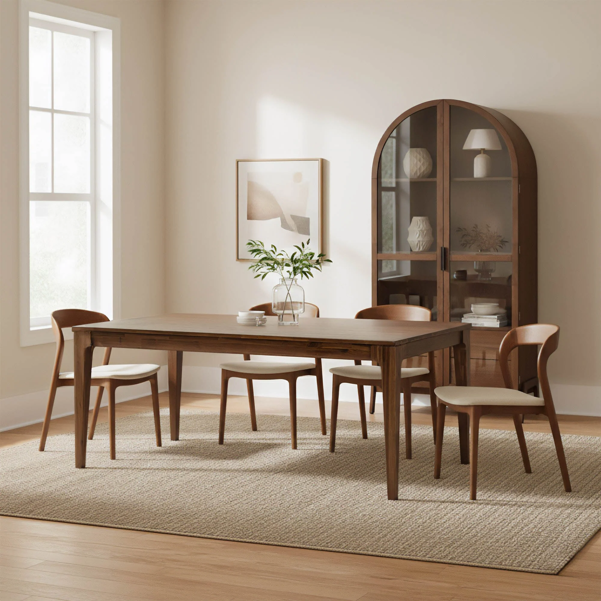 Allure Wooden Dining Table - Image 2