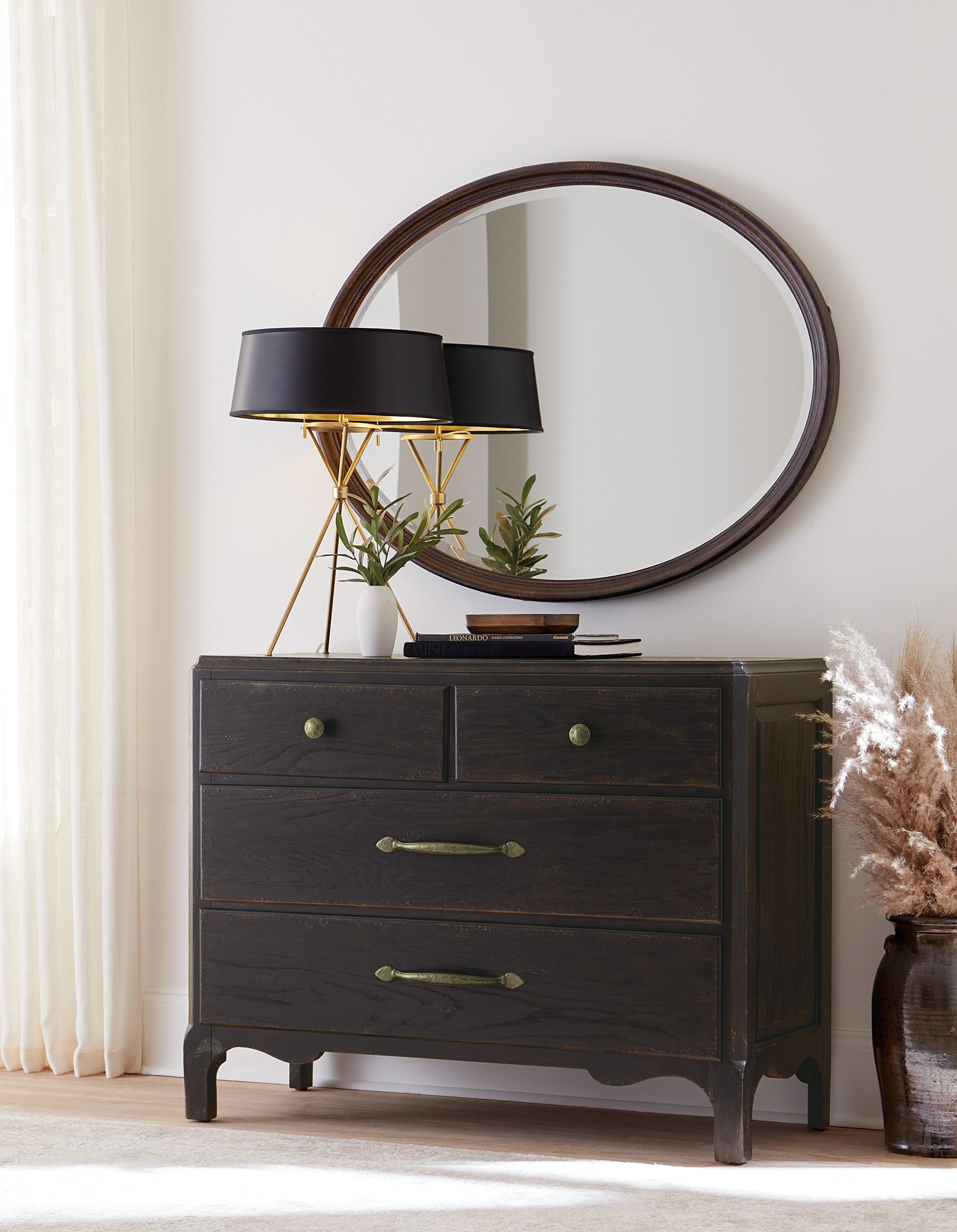 Americana Oval Mirror - Molasses - Image 4