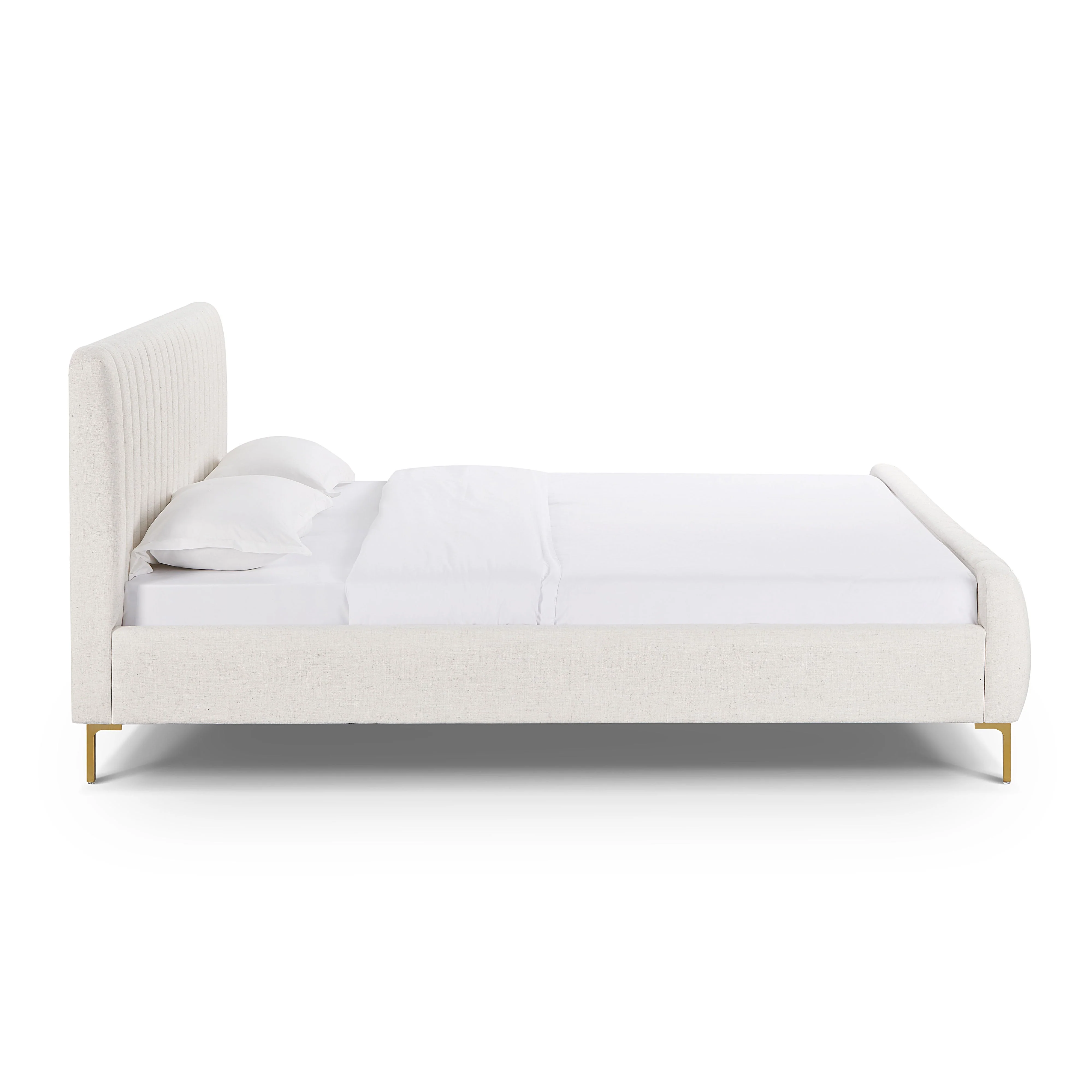 Angela Upcycled Performance Linen Bed - Image 4