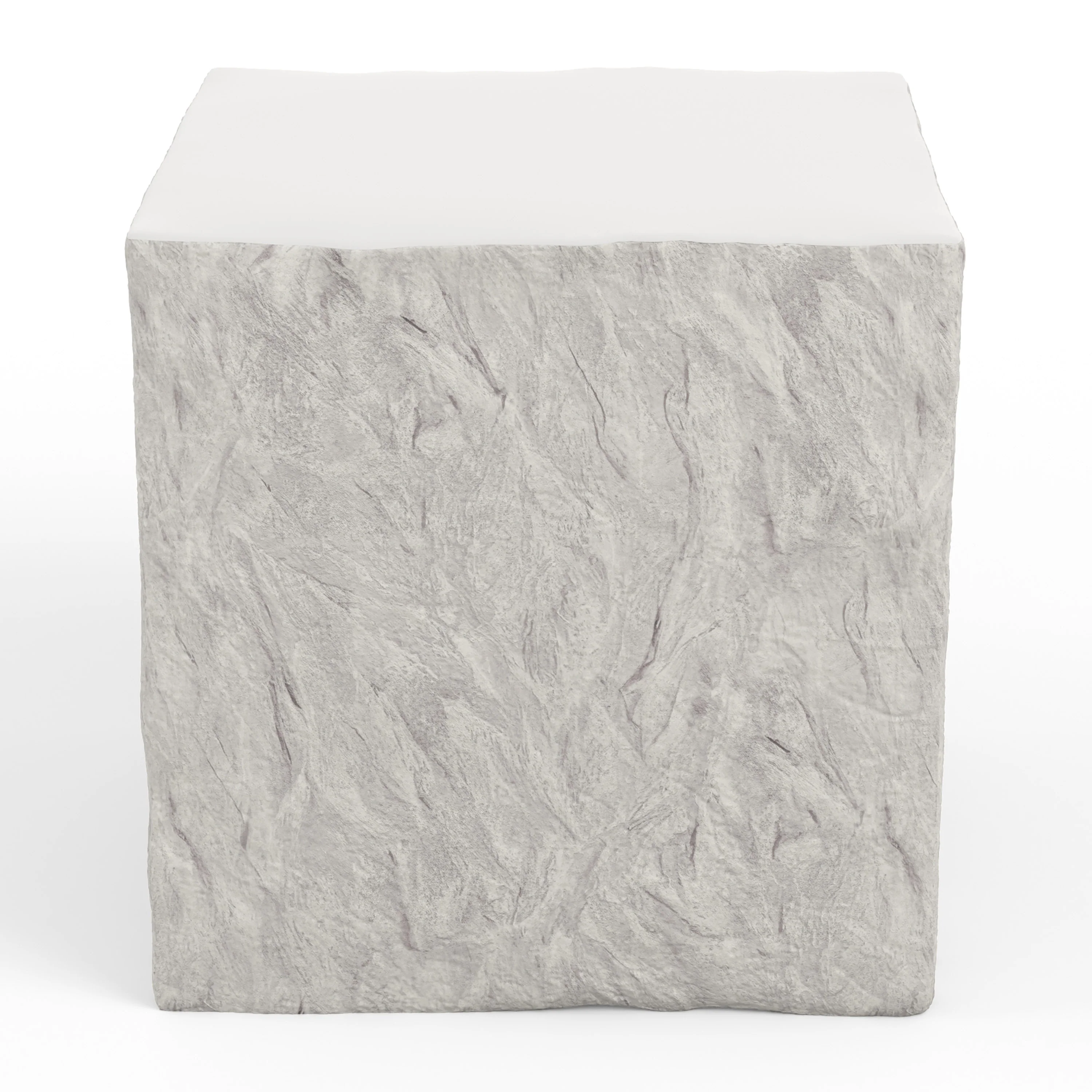 Antique Stone End Table - Image 2