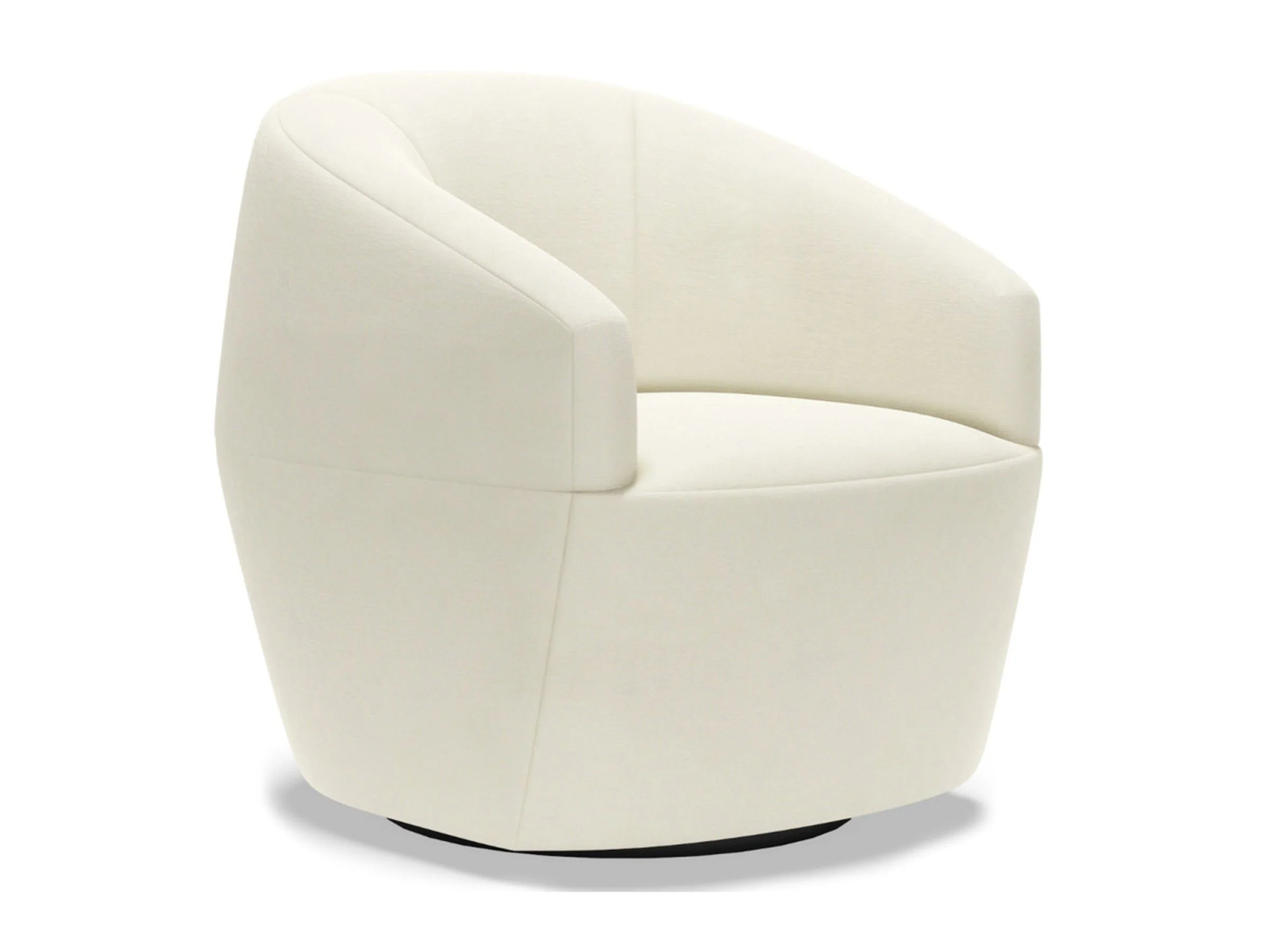 Natalie Upholstered Swivel Chair - Image 6