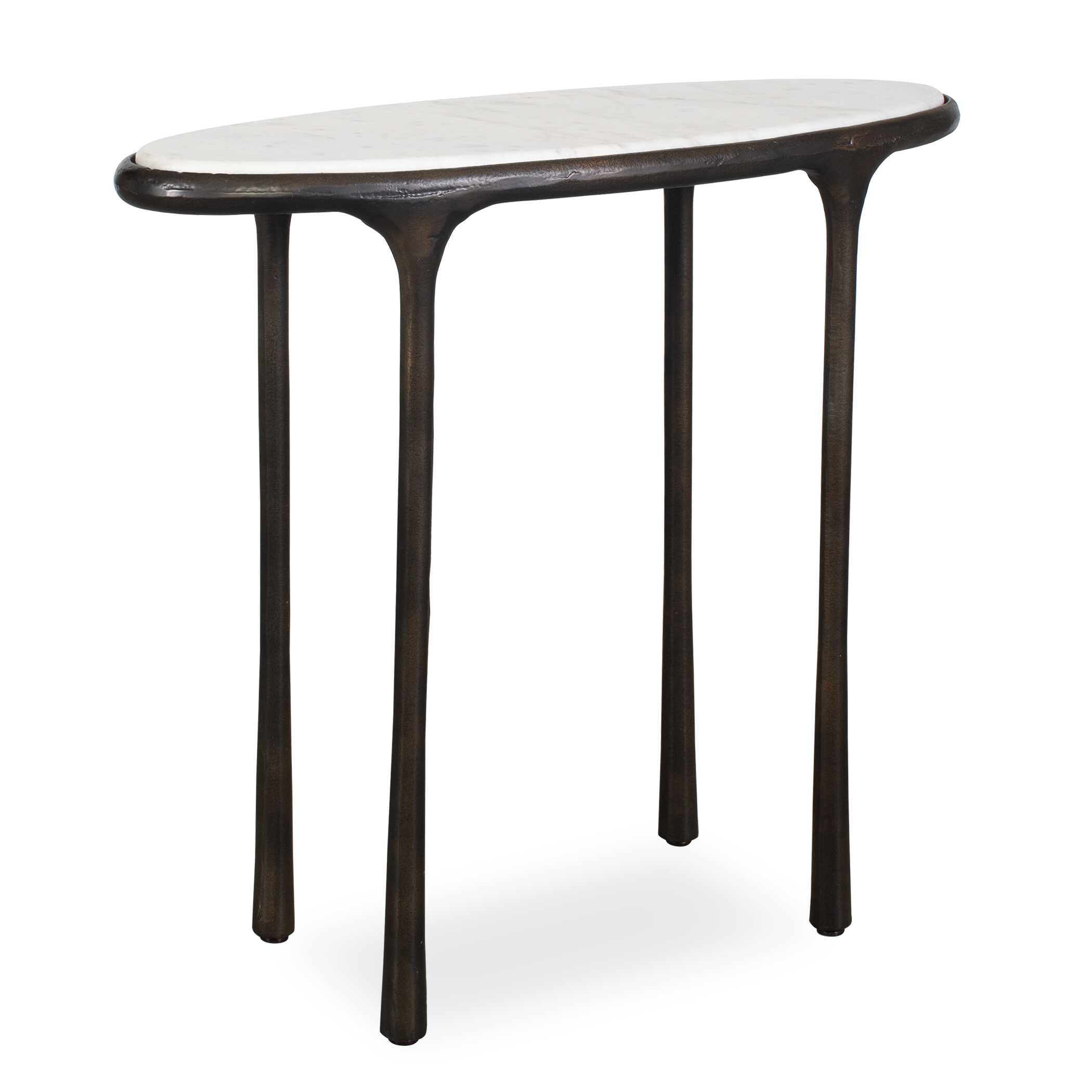 Ata Dark Bronze Accent Table