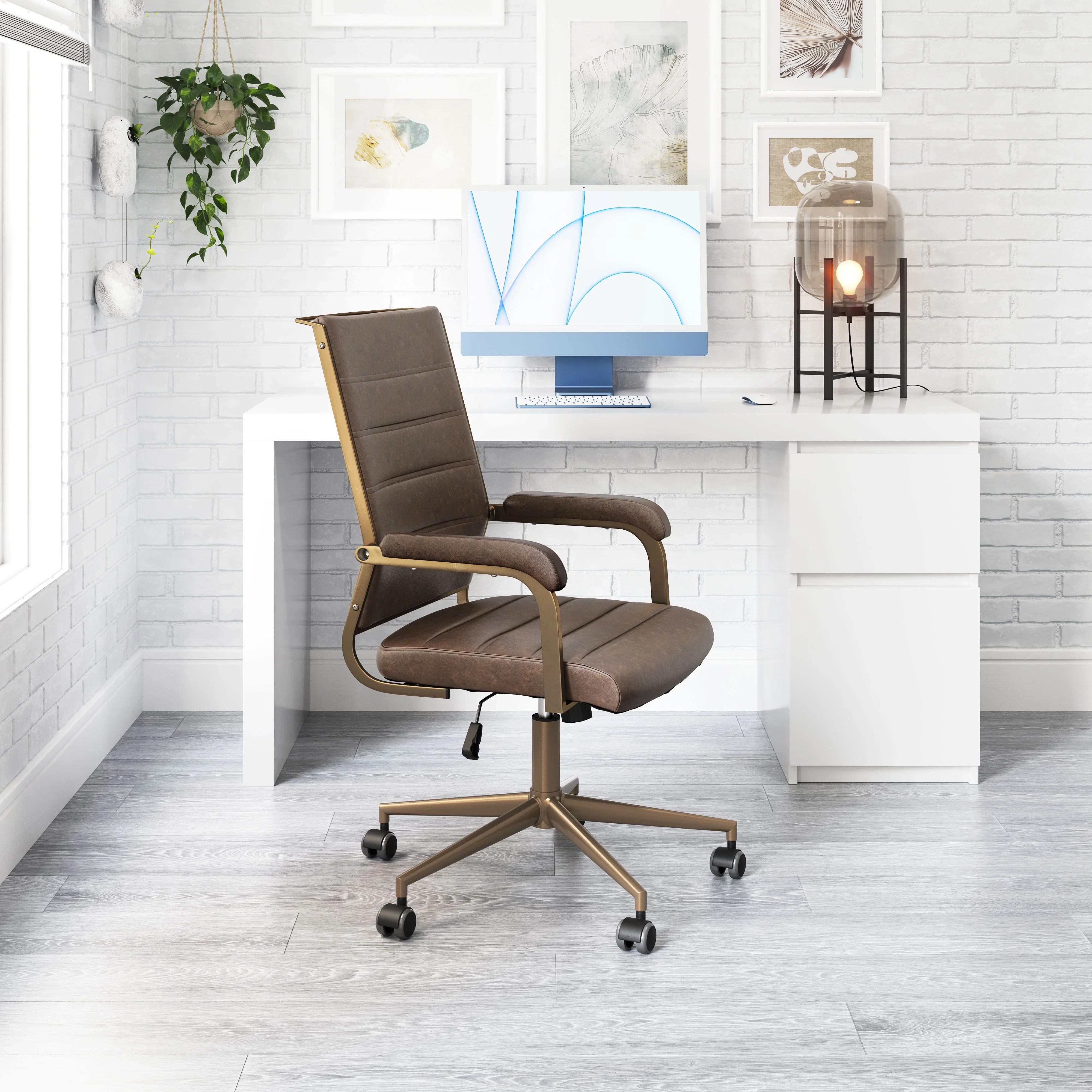 Auction Office Chair Espresso - Image 2
