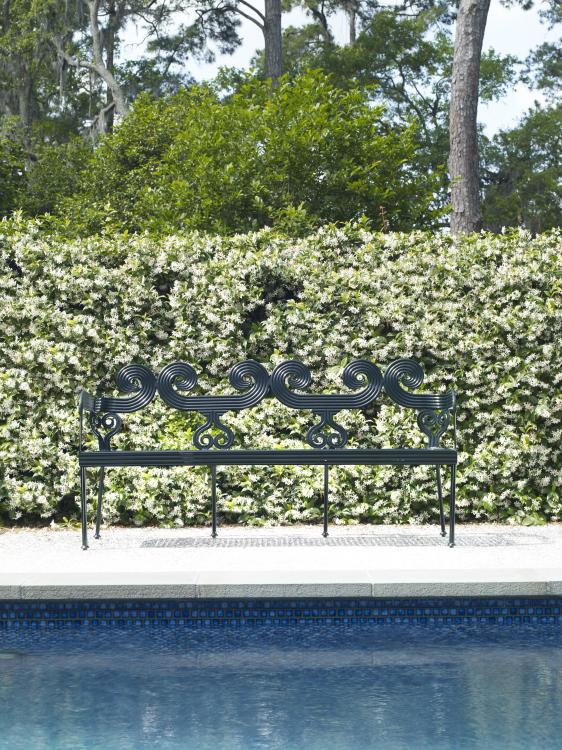 Augustine Scrolled Bench - Image 3