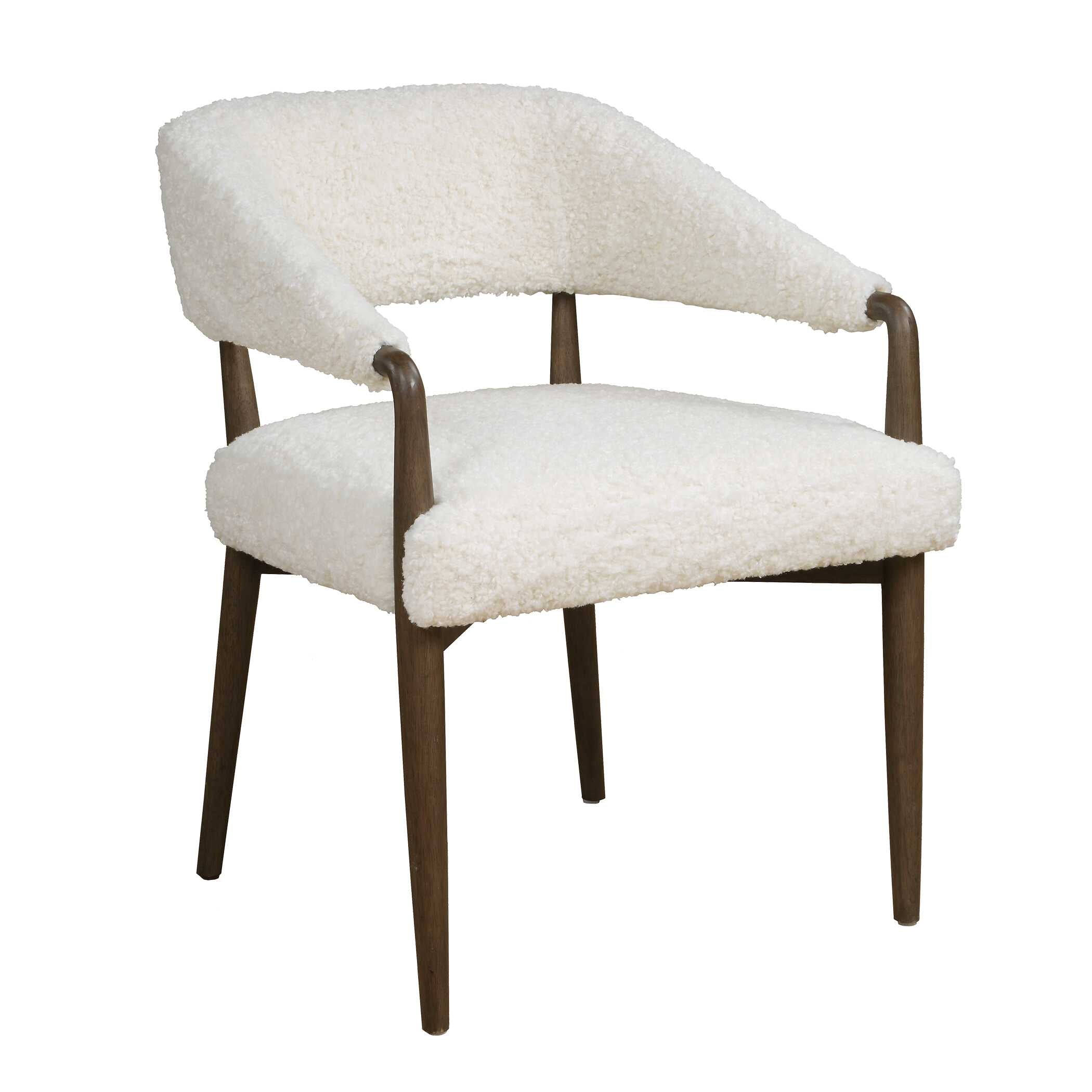 Austell Shearling Dining Chair - Image 4