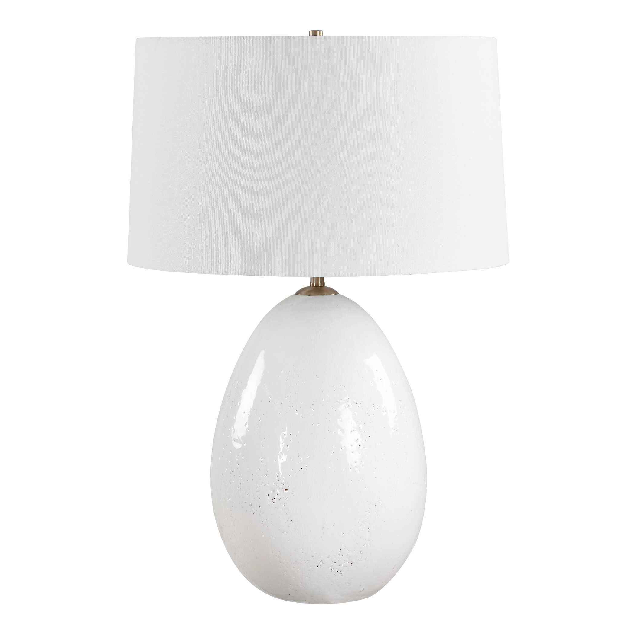 Avery White Glaze Table Lamp - Image 4