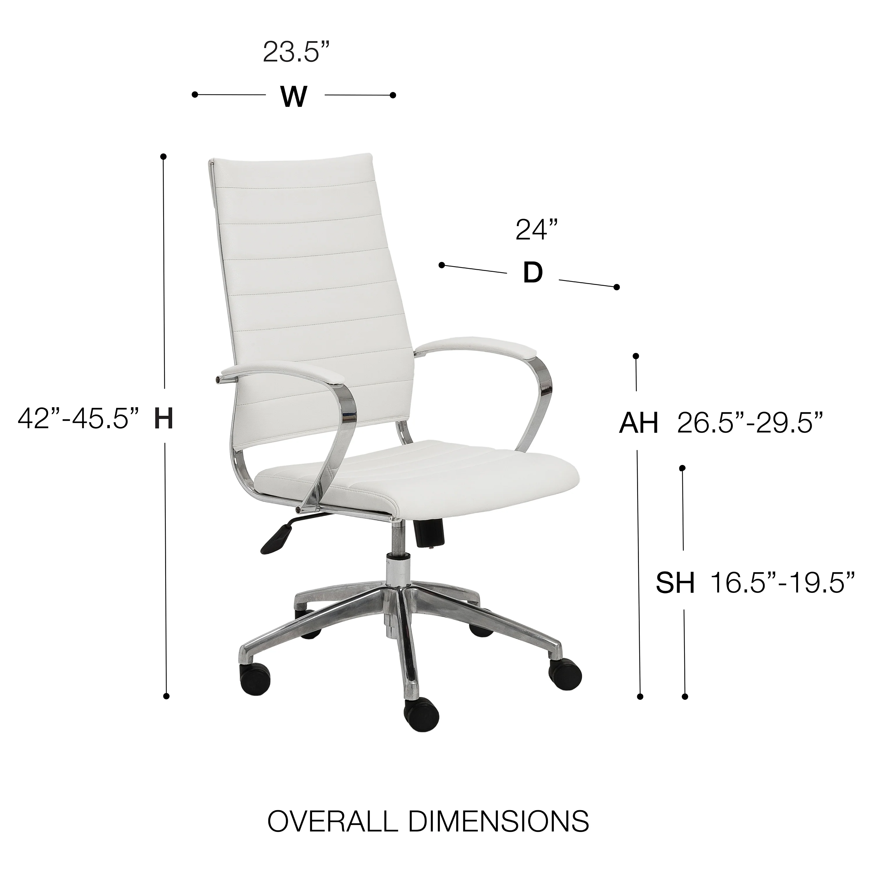 Axel High Back Office Chair - Image 18