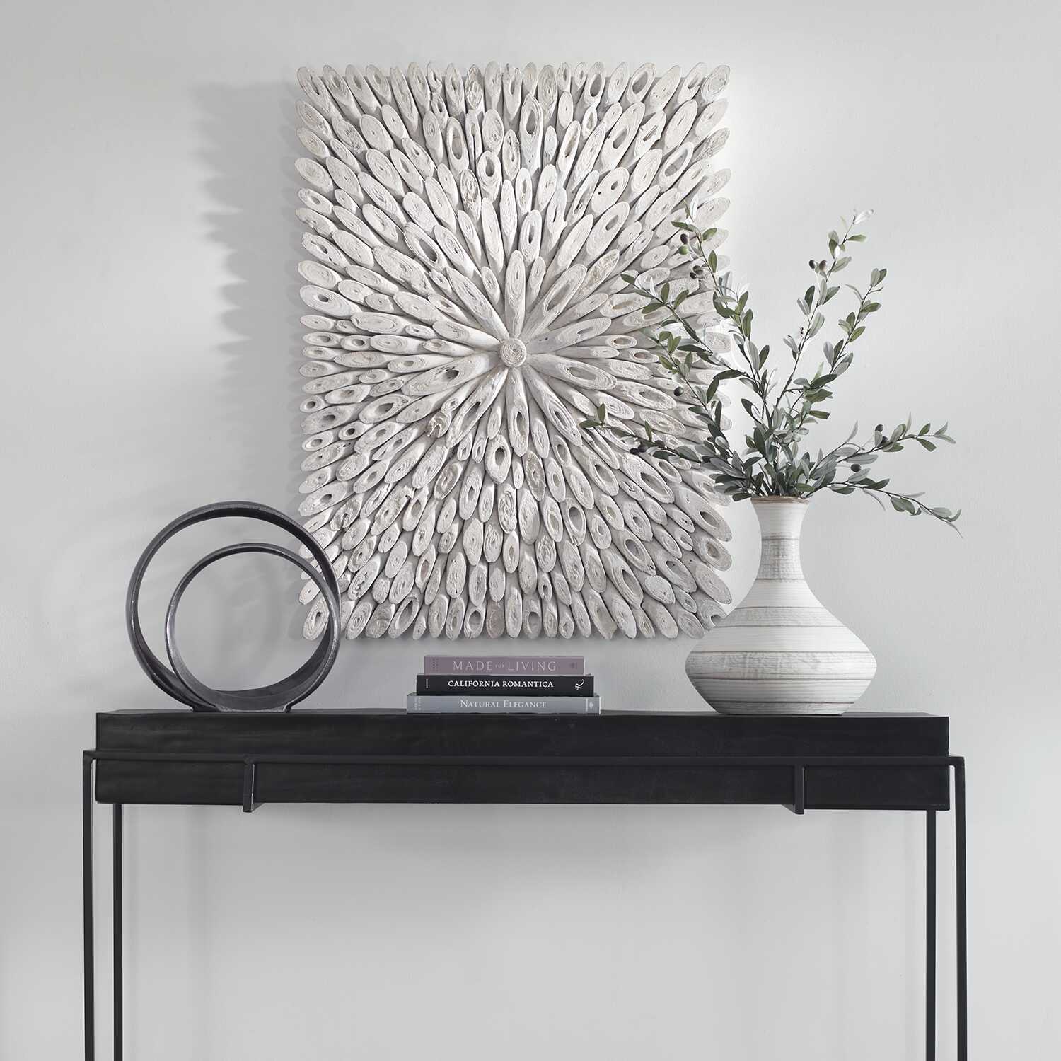 Bahama Wood Whitewashed Wall Decor - Image 2