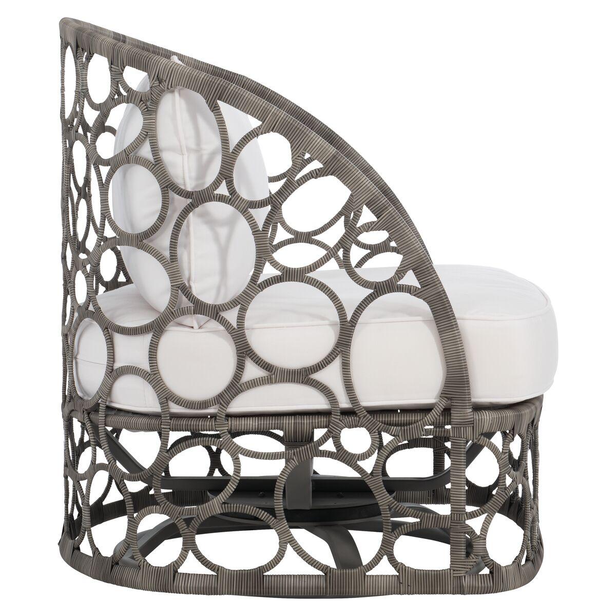 Bali Swivel Chair Split Cane Wicker Swivel Chair - Image 4
