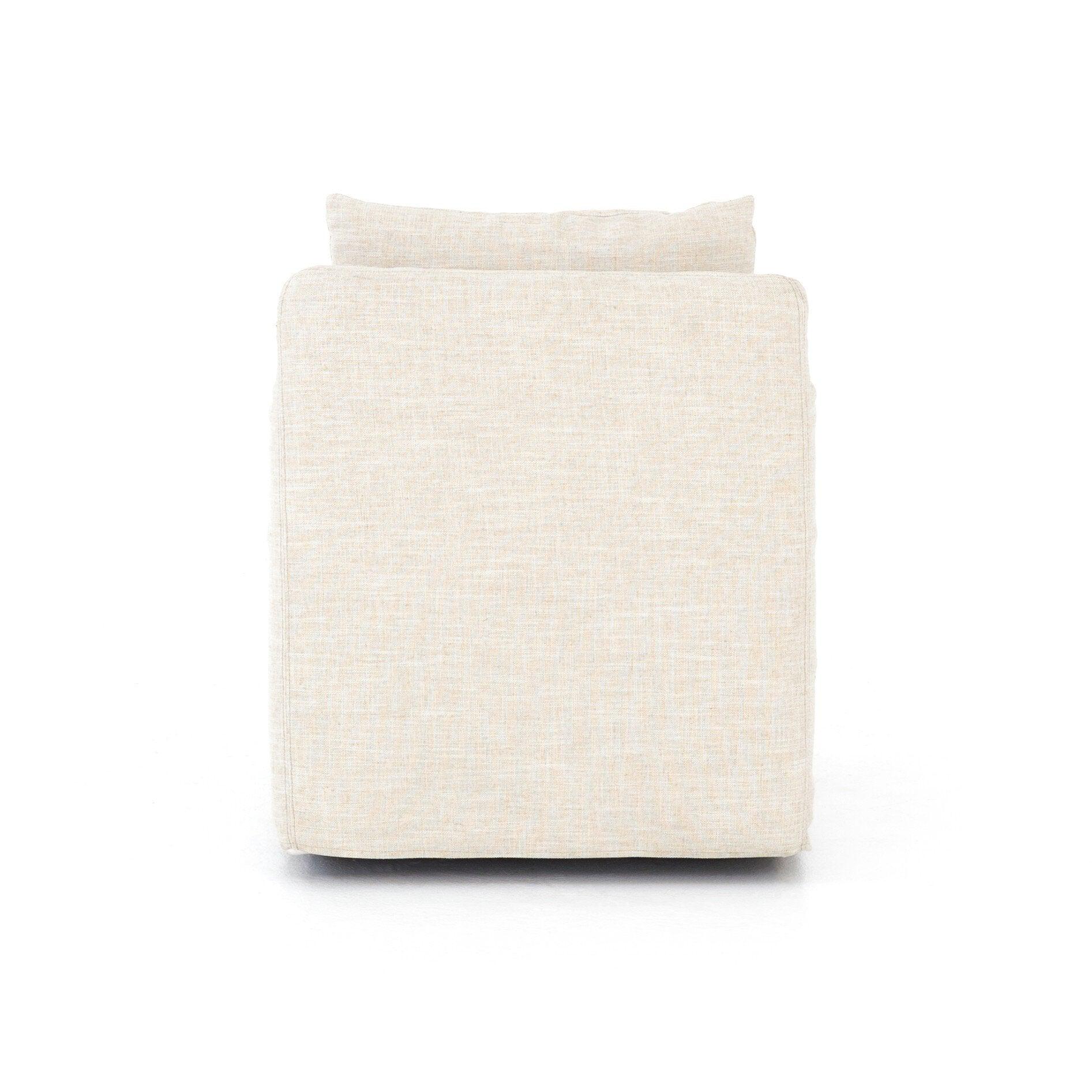 Banks Slipcover Swivel Chair - Image 4