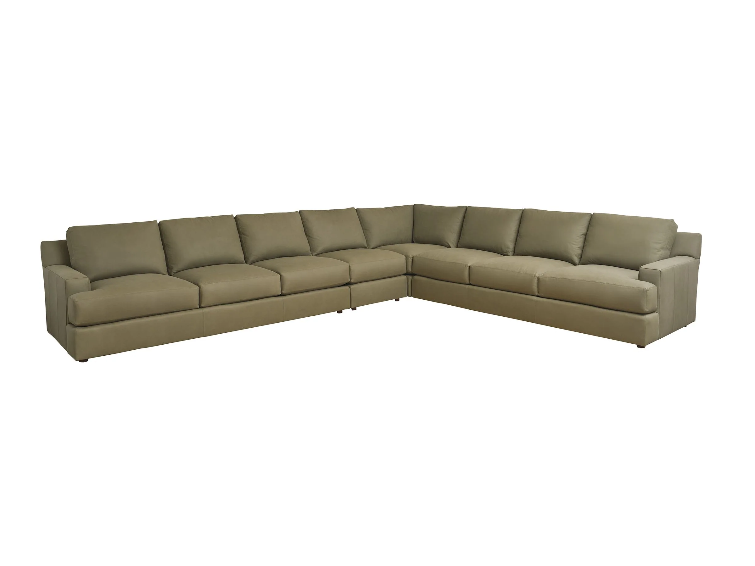 Millington Leather Armless Chair