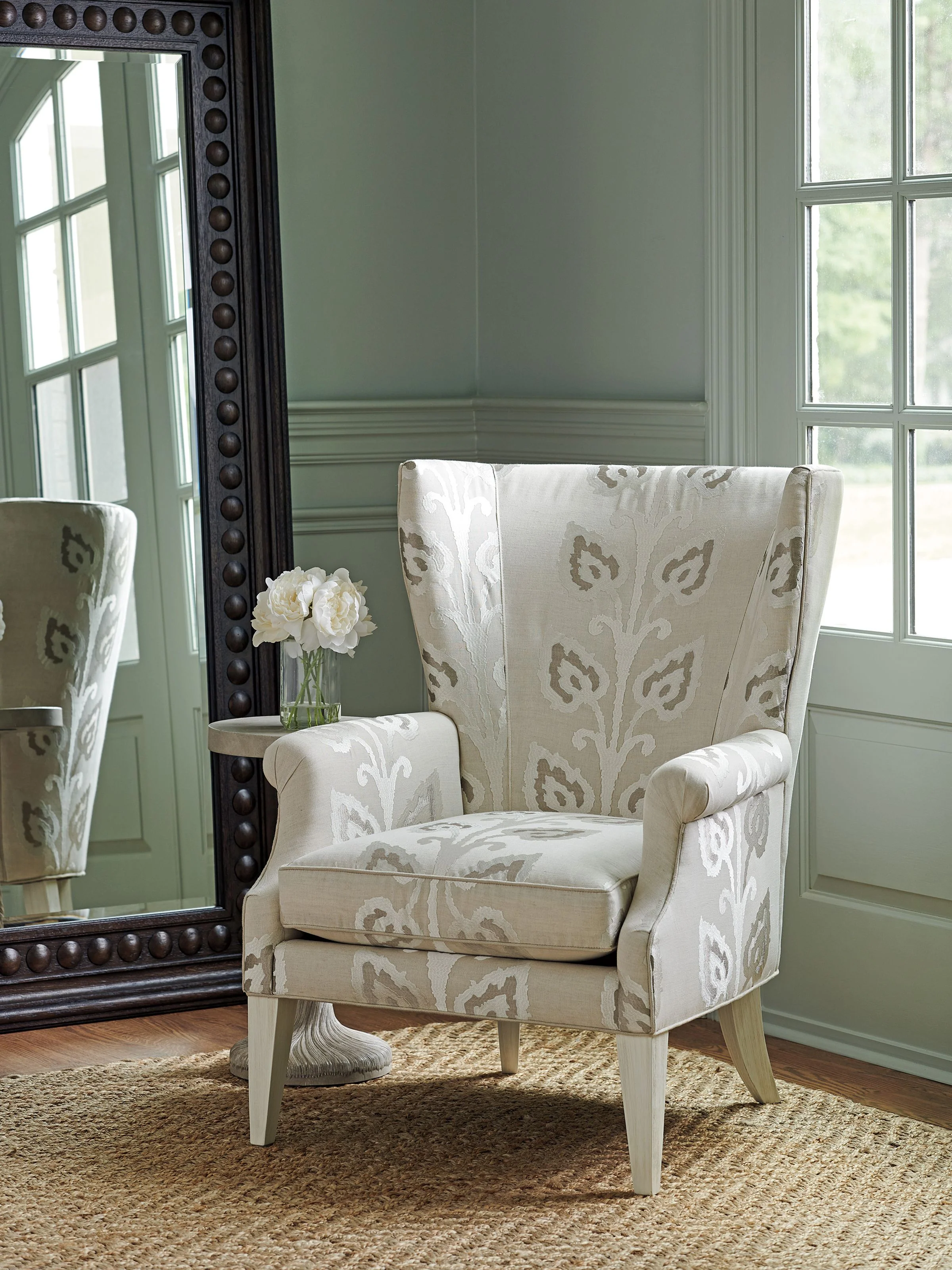 Newton Wing Upholstered Chair - Image 5