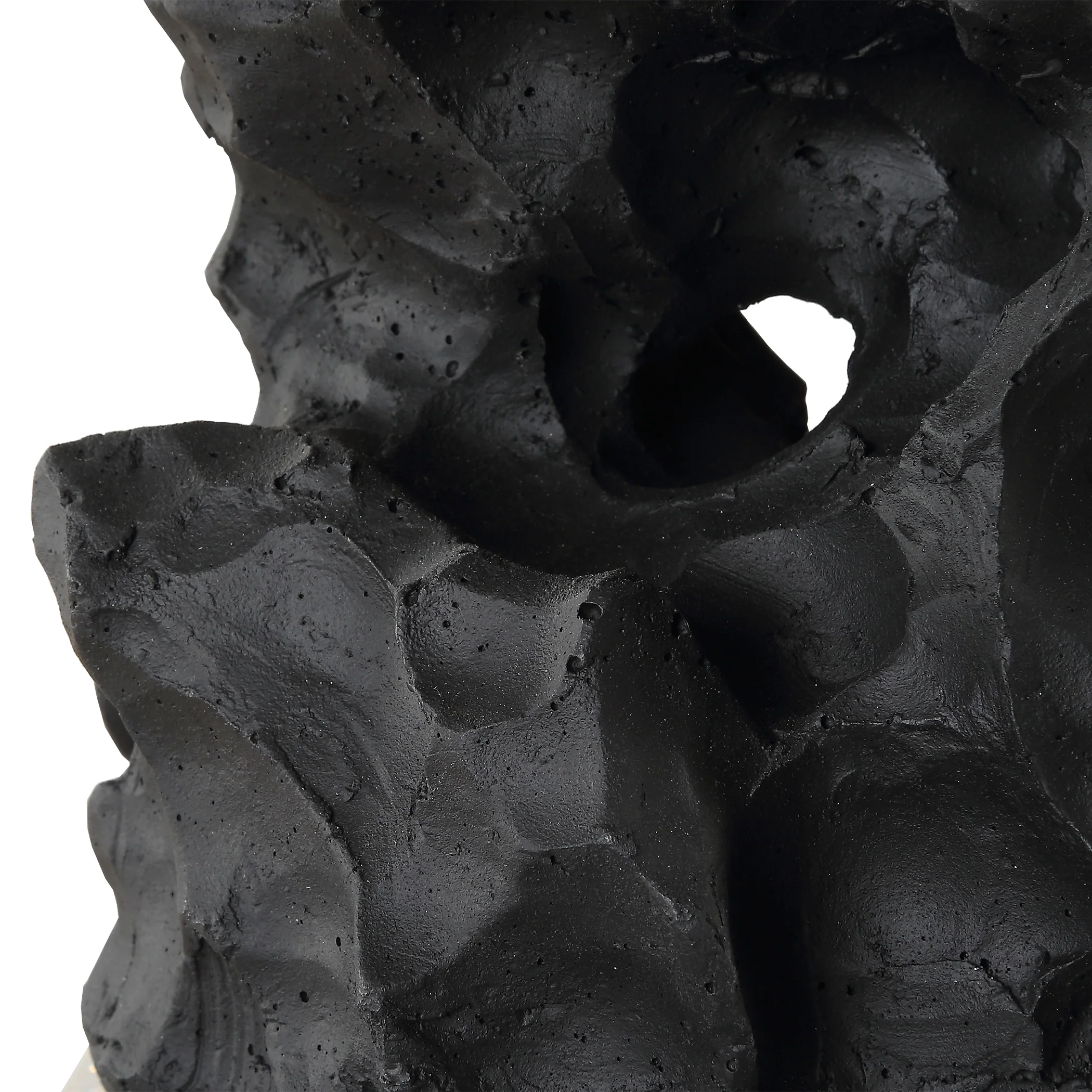 Basalt Black Stone Table Lamp - Image 10
