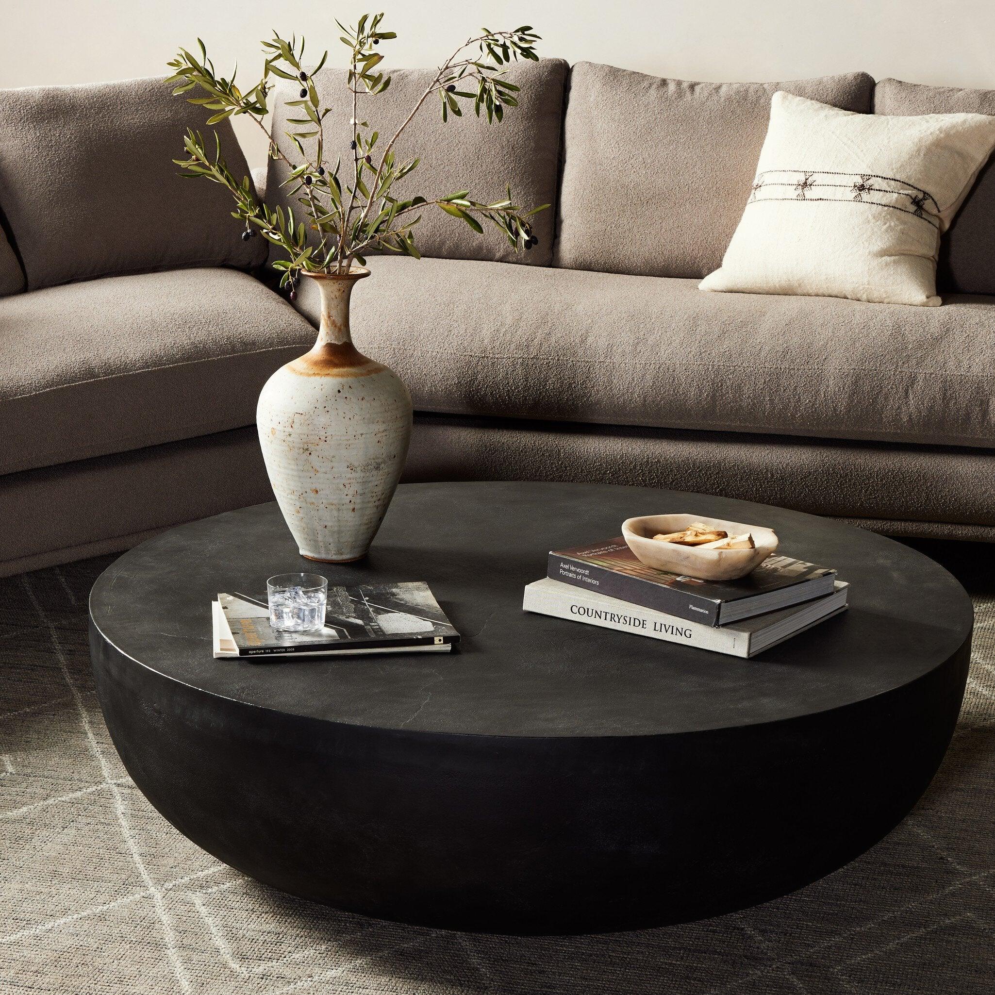 Basil Outdoor Round Coffee Table - Image 2