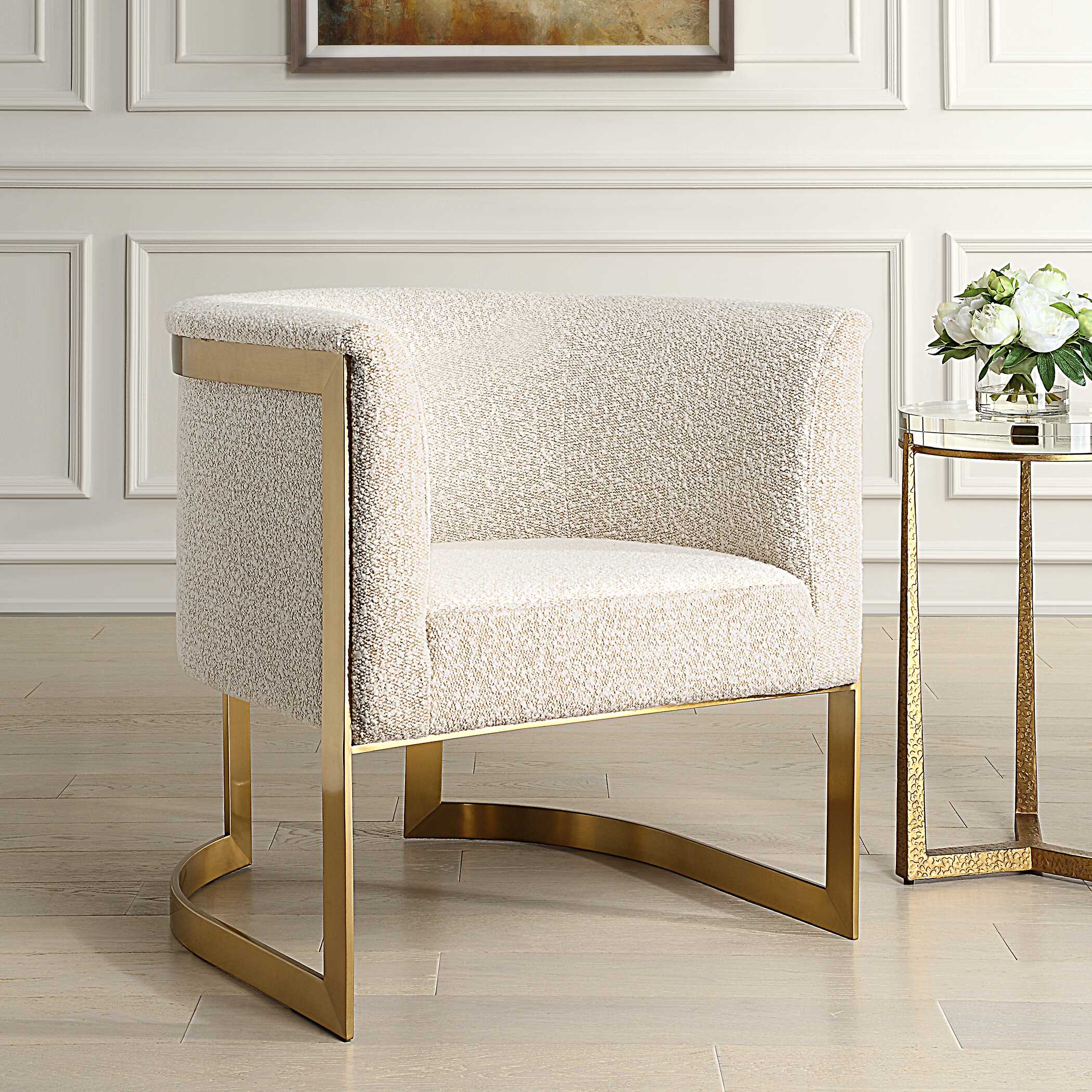 Bellina Plush Barrel Chair - Image 3