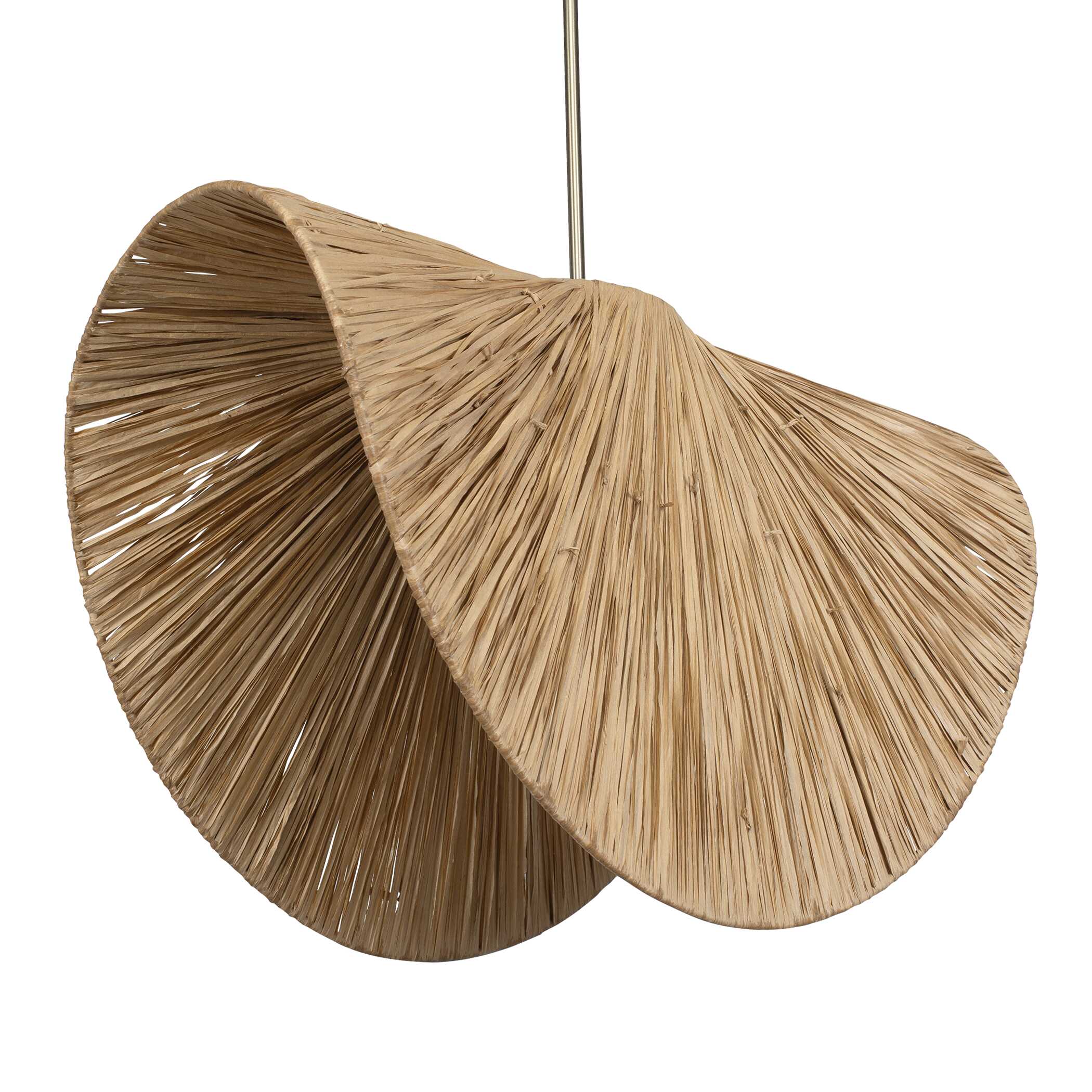 Bend 1 Light Raffia Pendant - Image 5