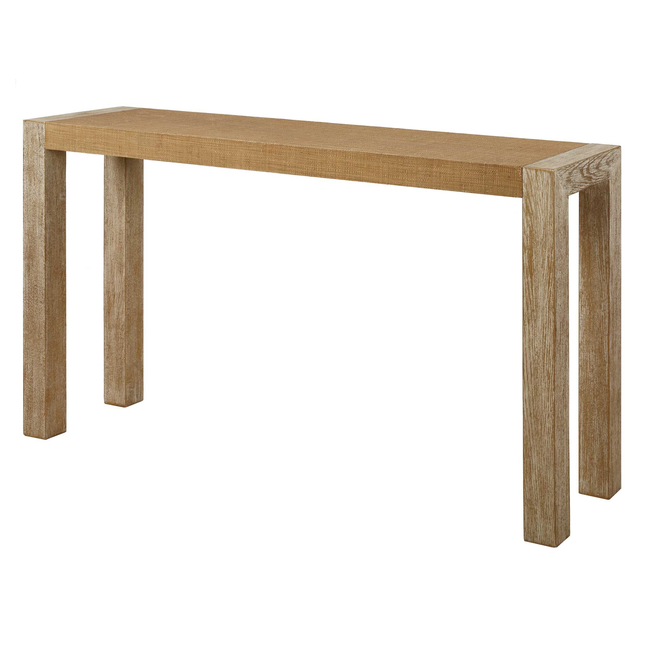 Bentley Grasscloth Console Table - Image 4
