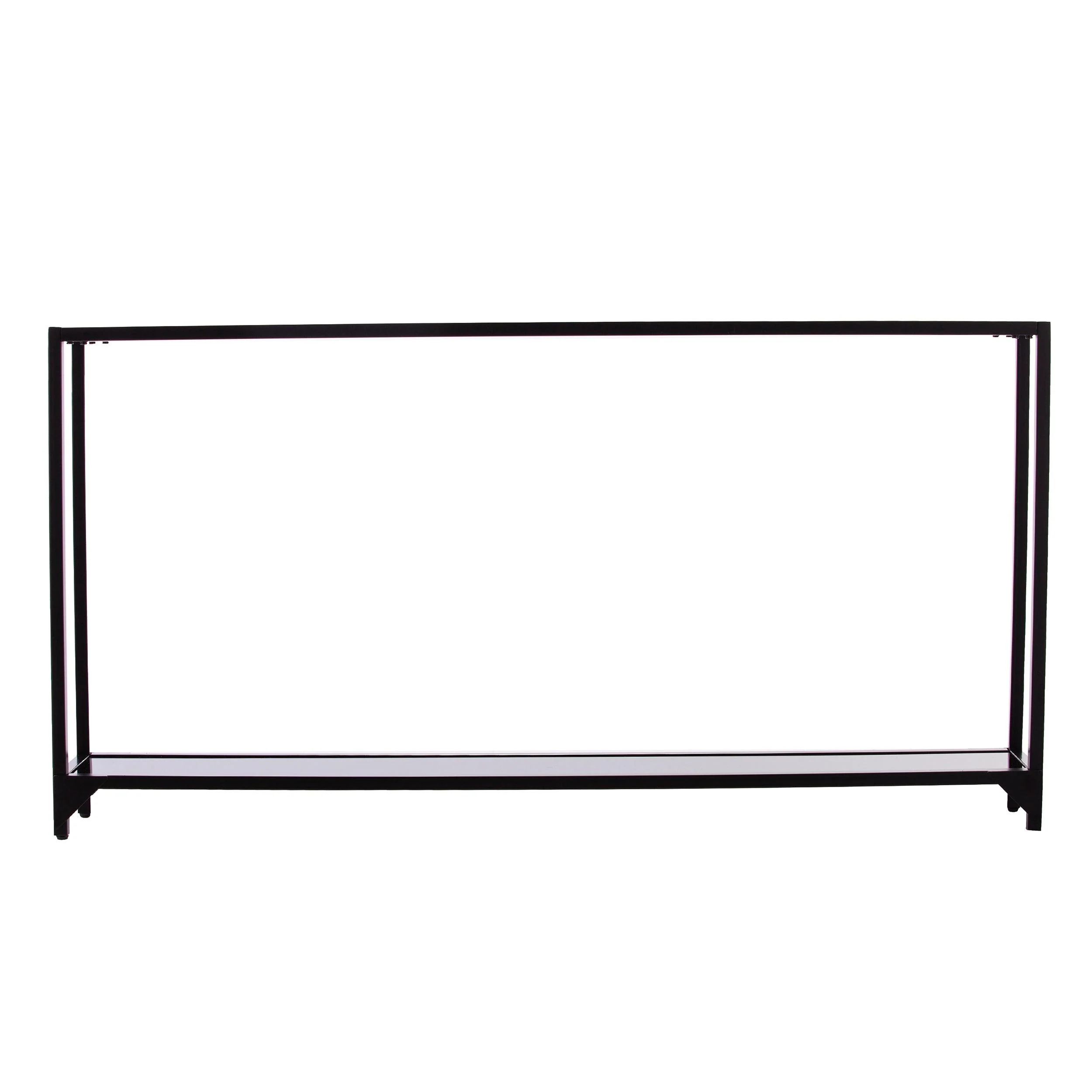 Bergen Glass Console Table - Black - Image 4
