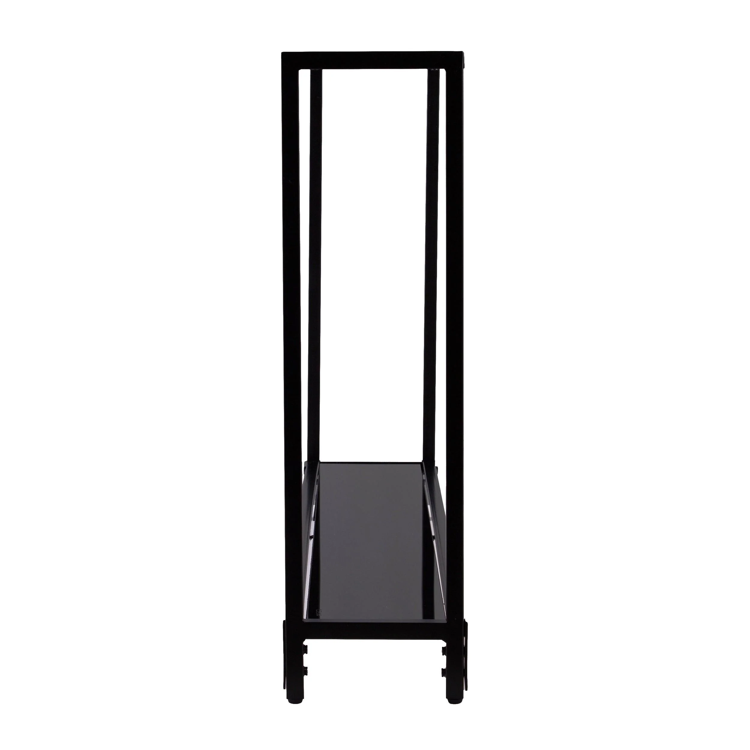 Bergen Glass Console Table - Black - Image 5