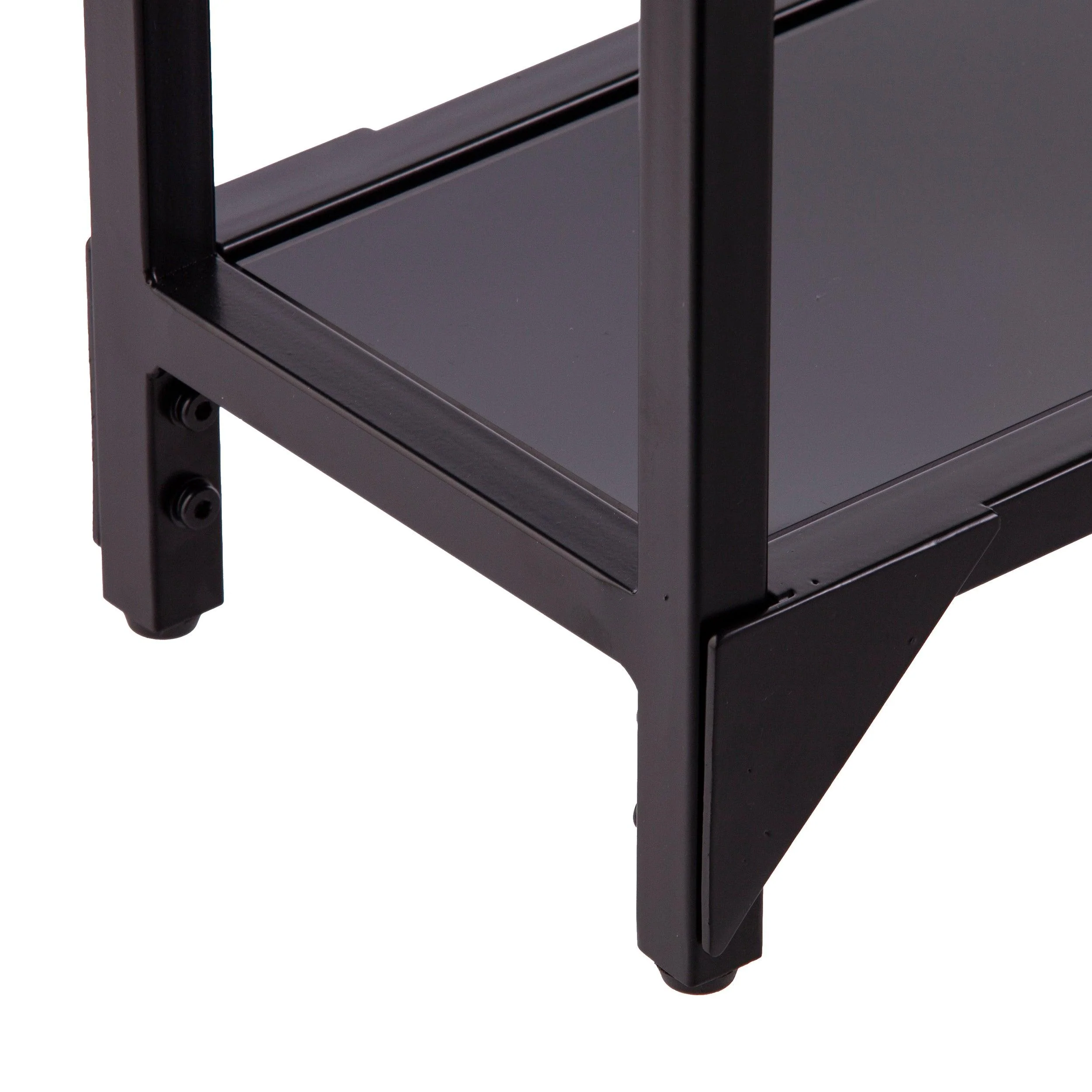 Bergen Glass Console Table - Black - Image 7