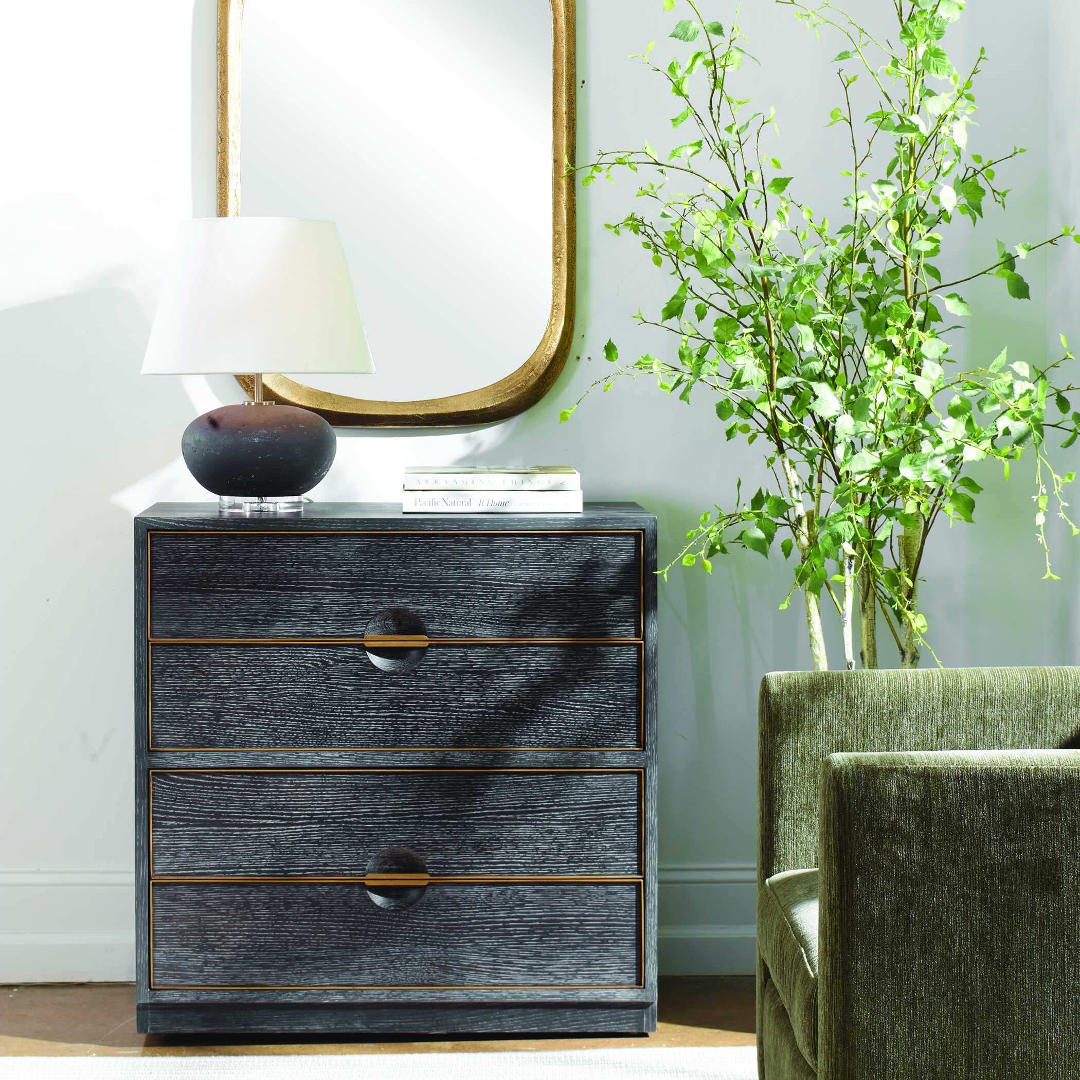 Besos 4 Drawer Walnut Chest - Image 2