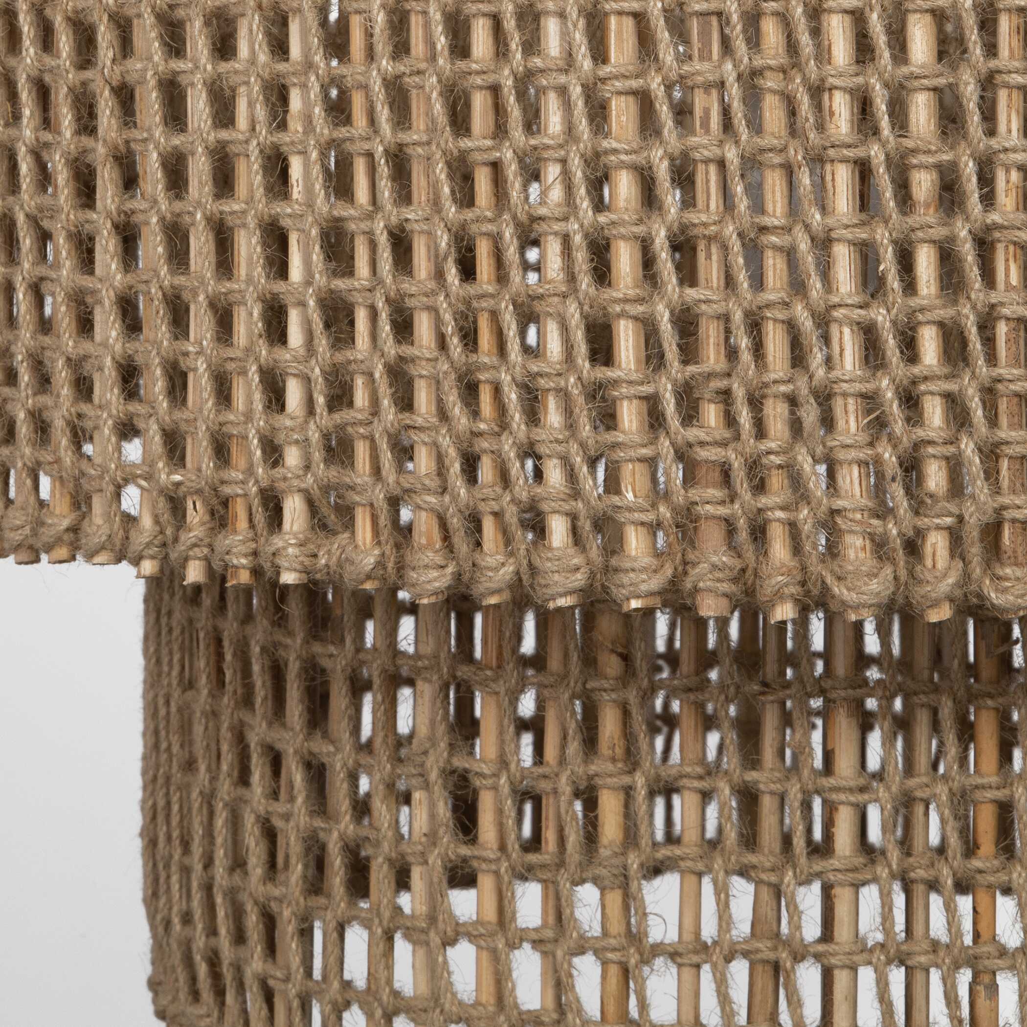 Biswas Woven Jute 1 Light Pendant - Image 5