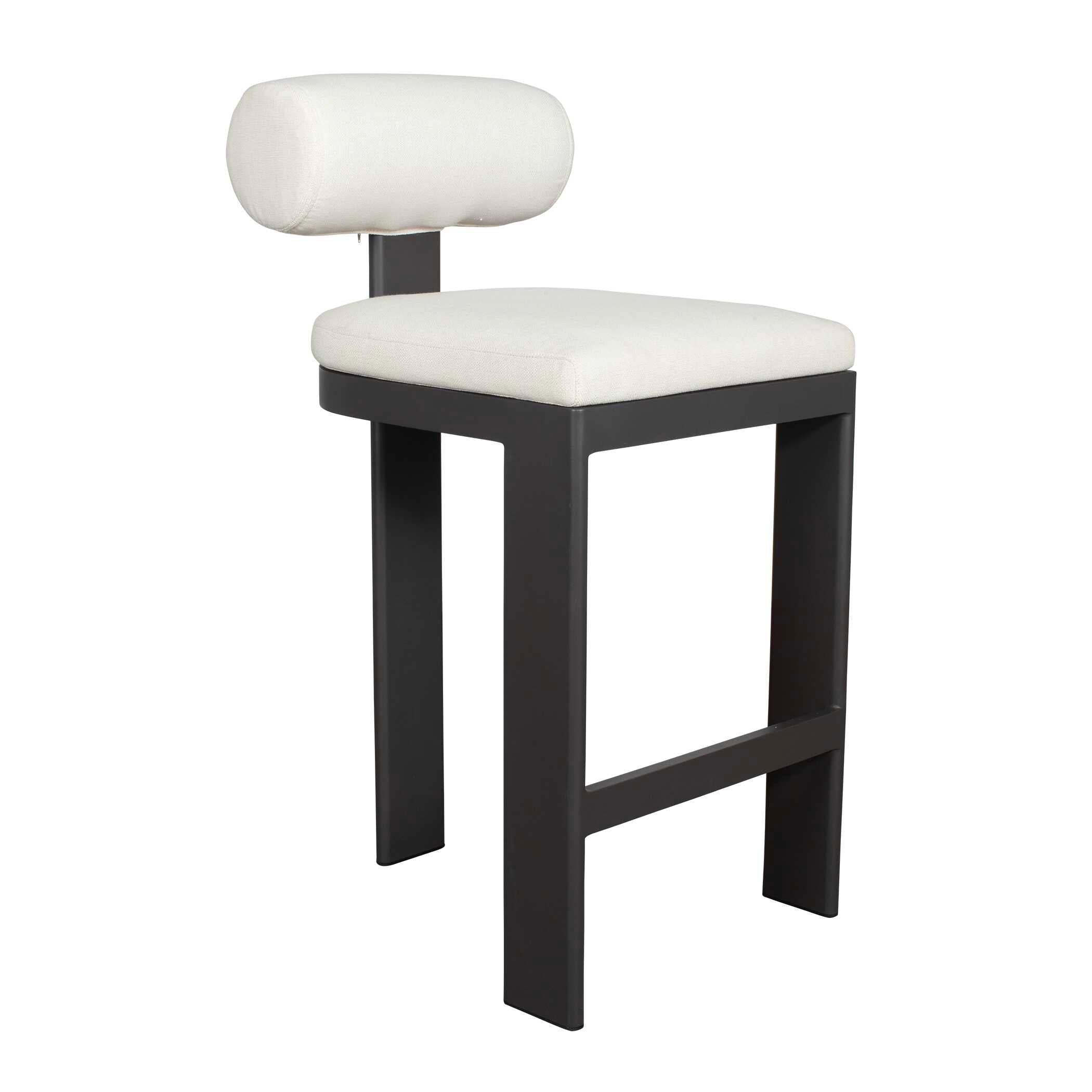 Bolster Back Outdoor Bar Stool - Image 2
