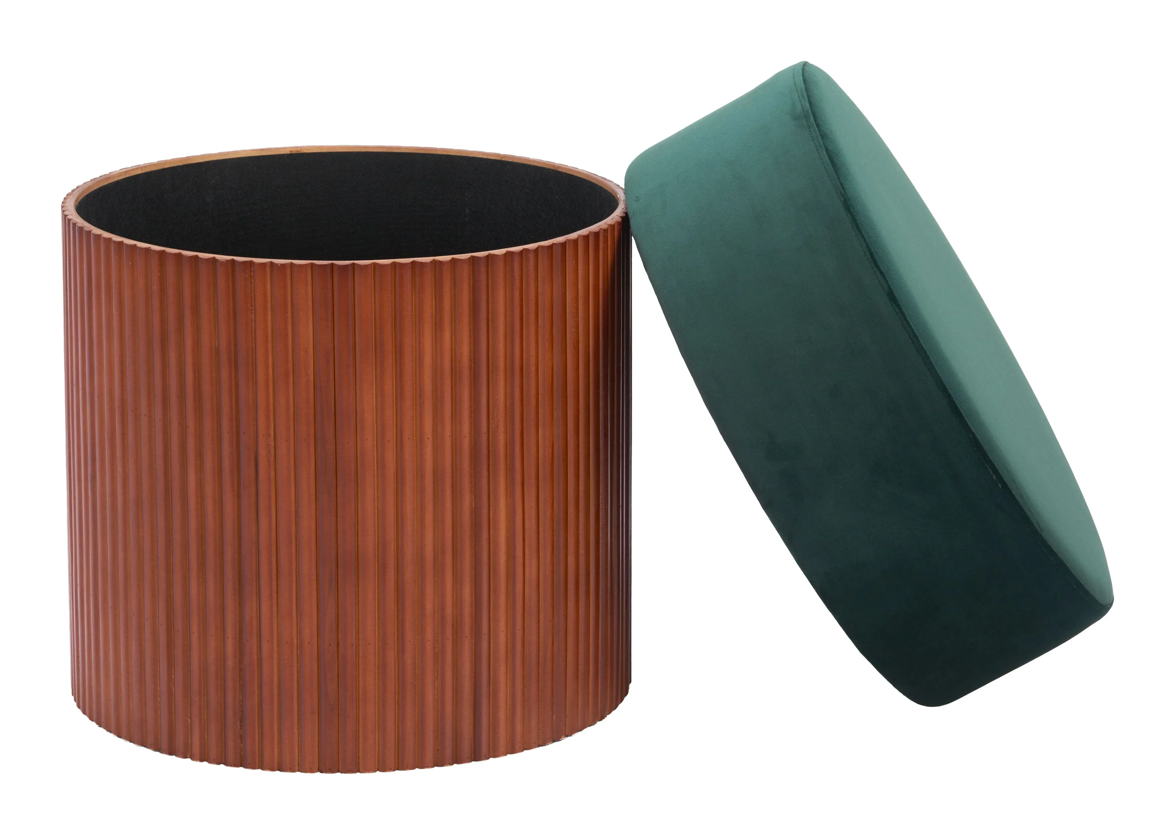 Boto Storage Ottoman Green - Image 4