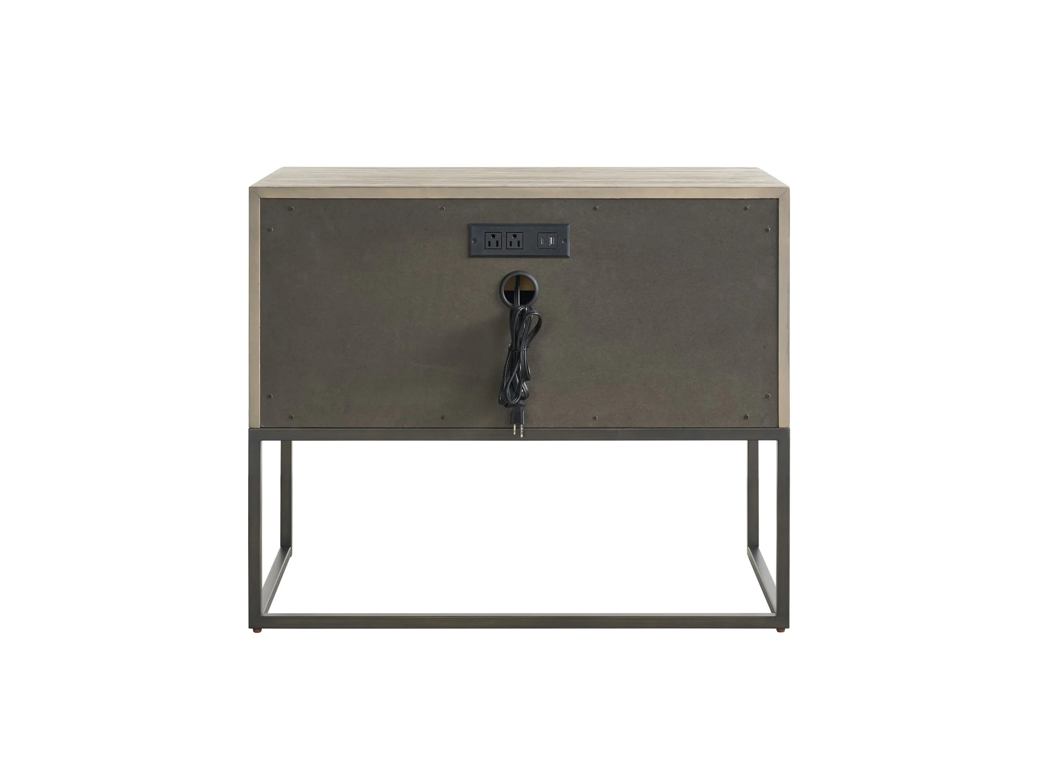 Boulder Metal Base Nightstand - Image 7