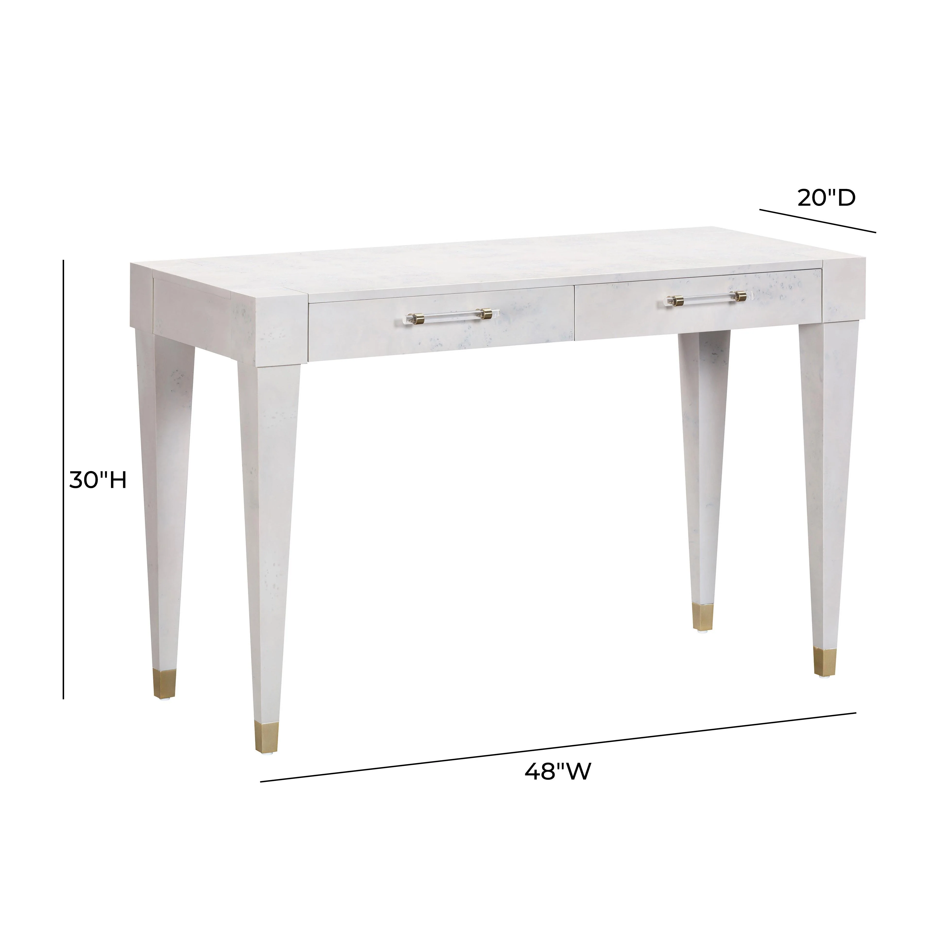 Brandyss Burl Work Desk - Image 9