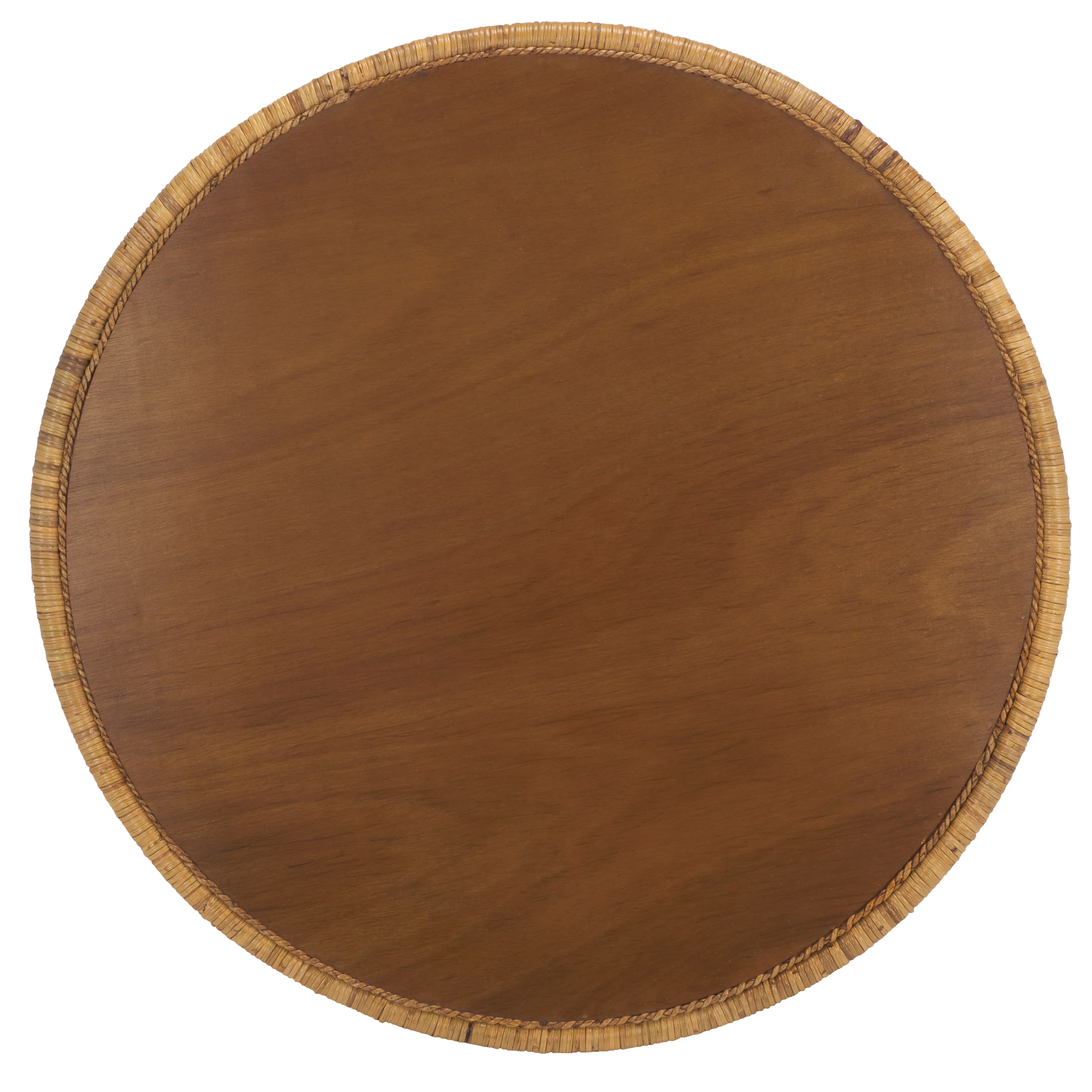 Braylen Rattan And Glass Round Coffee Table - Image 5