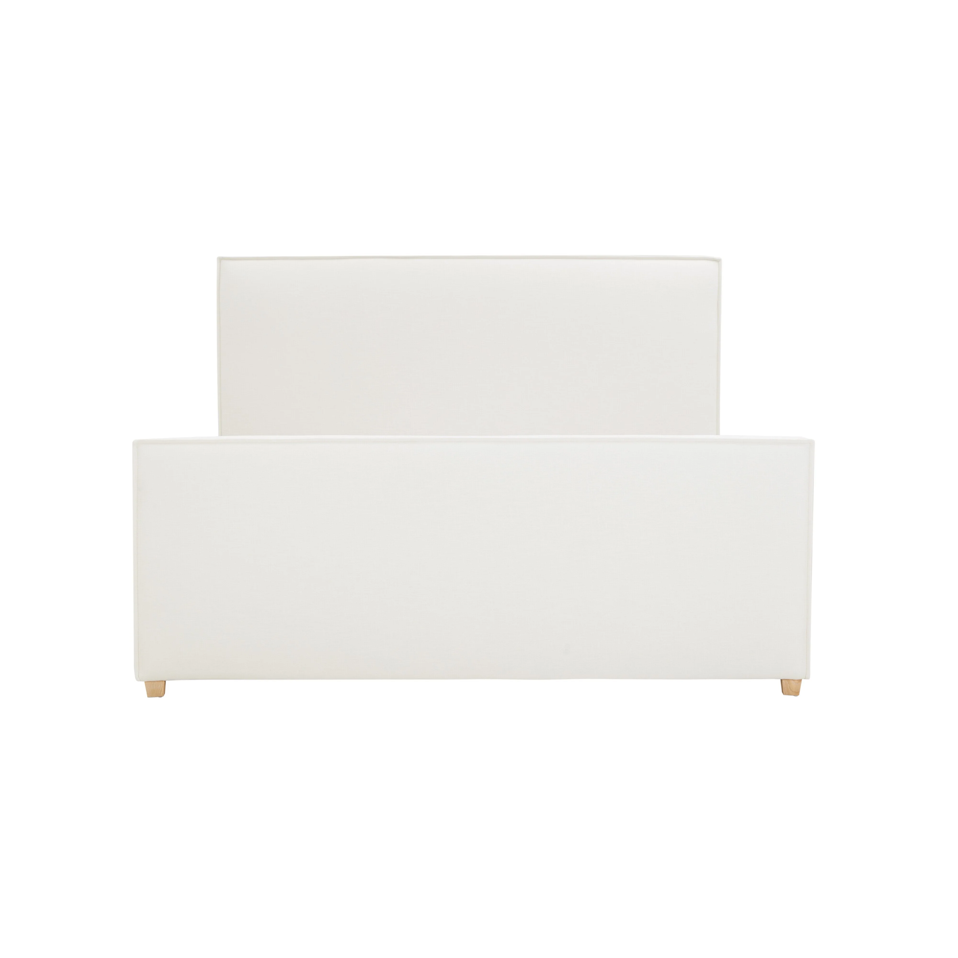 Bristol Park Ivory Contract-Grade Fabric Upholstered Bed - Image 4
