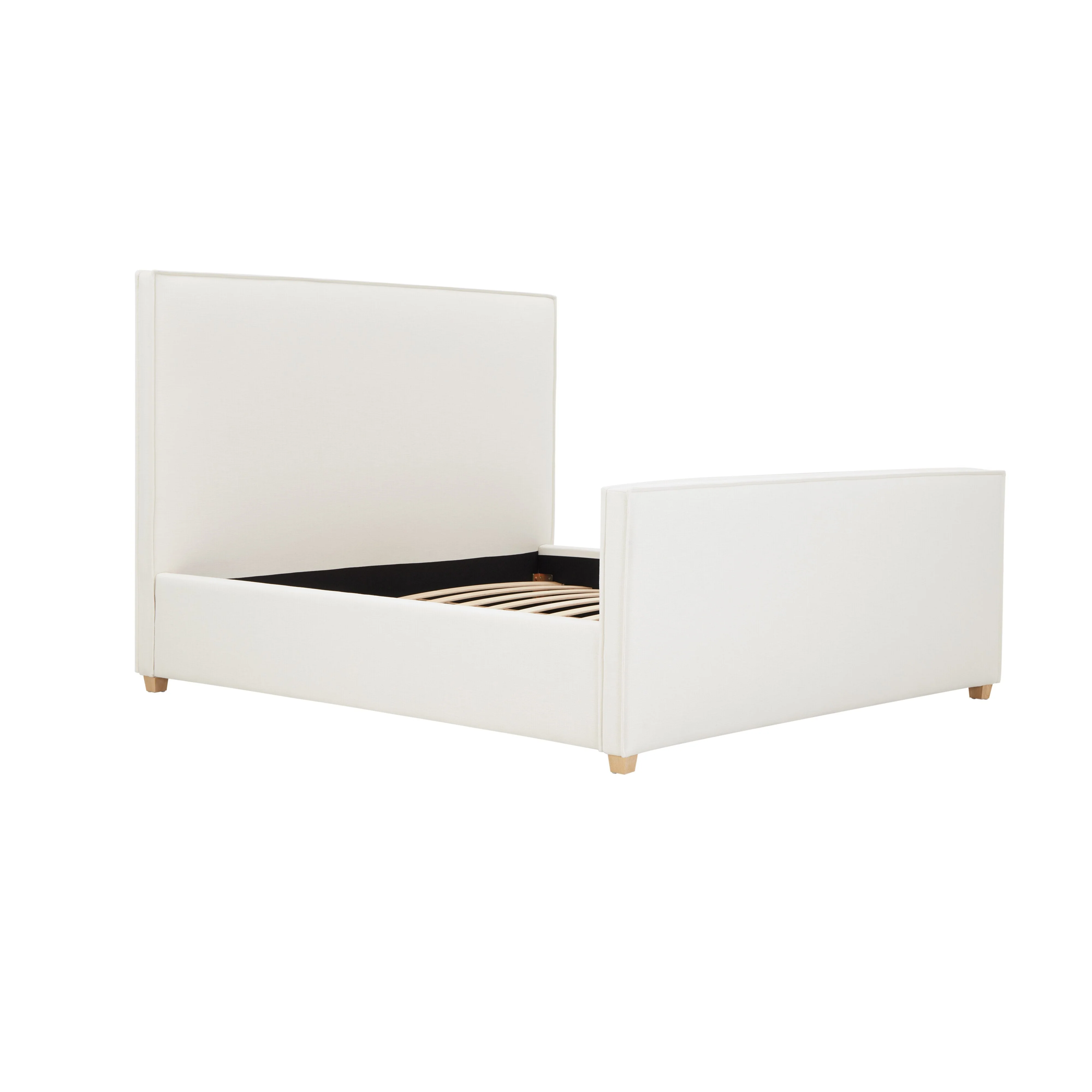 Bristol Park Ivory Contract-Grade Fabric Upholstered Bed - Image 5