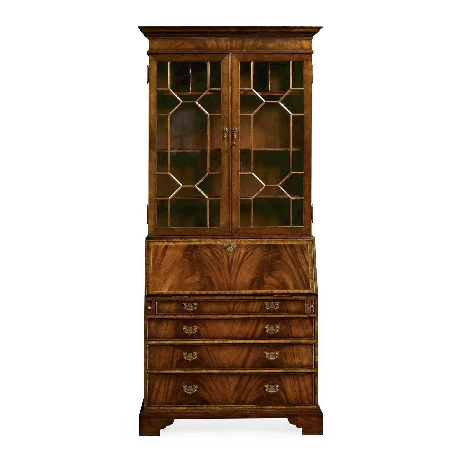 Buckingham Georgian Mahogany Secretary - Image 2