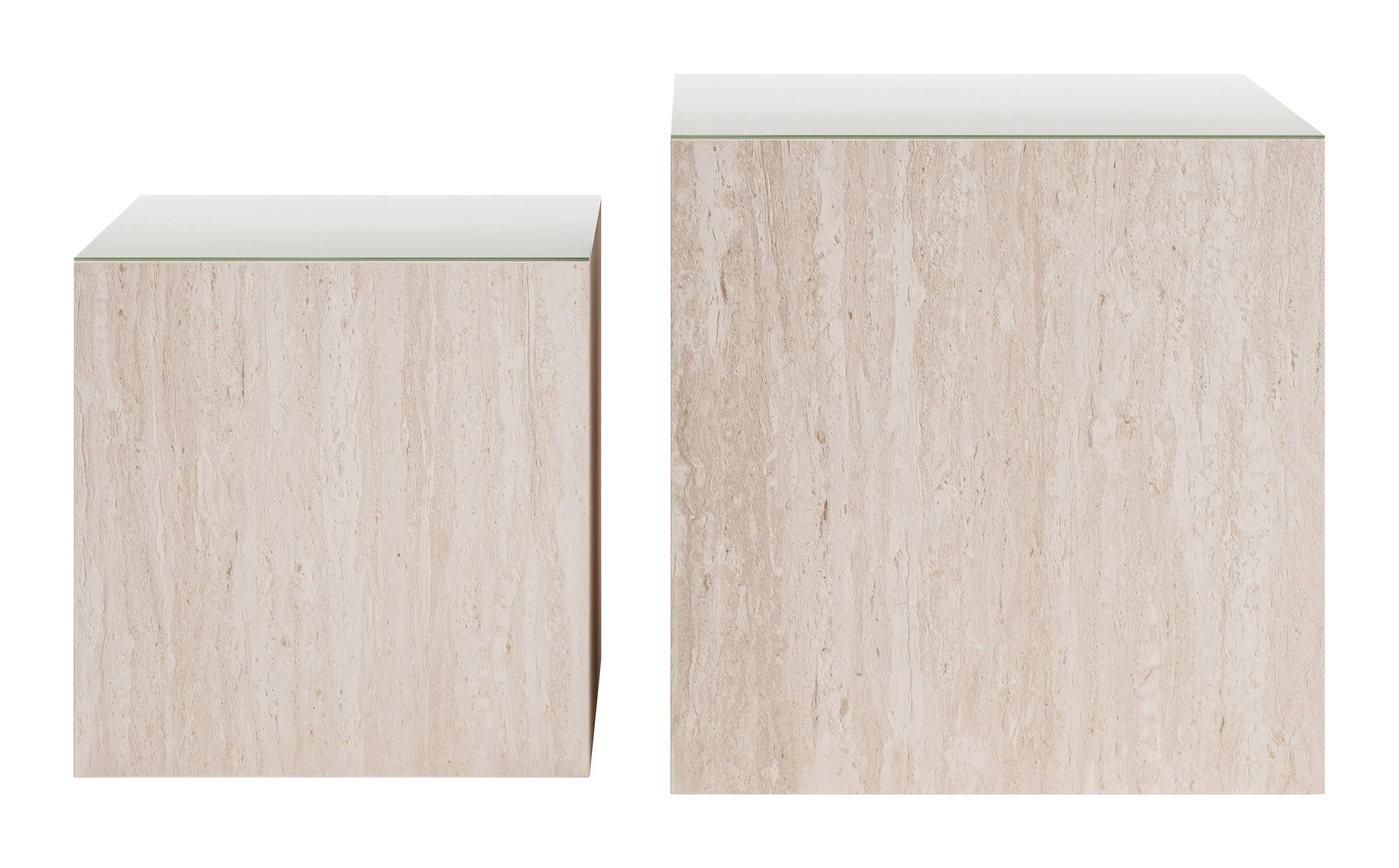 Cambro Coffee Table Set (2-Piece) Stone Beige - Image 3