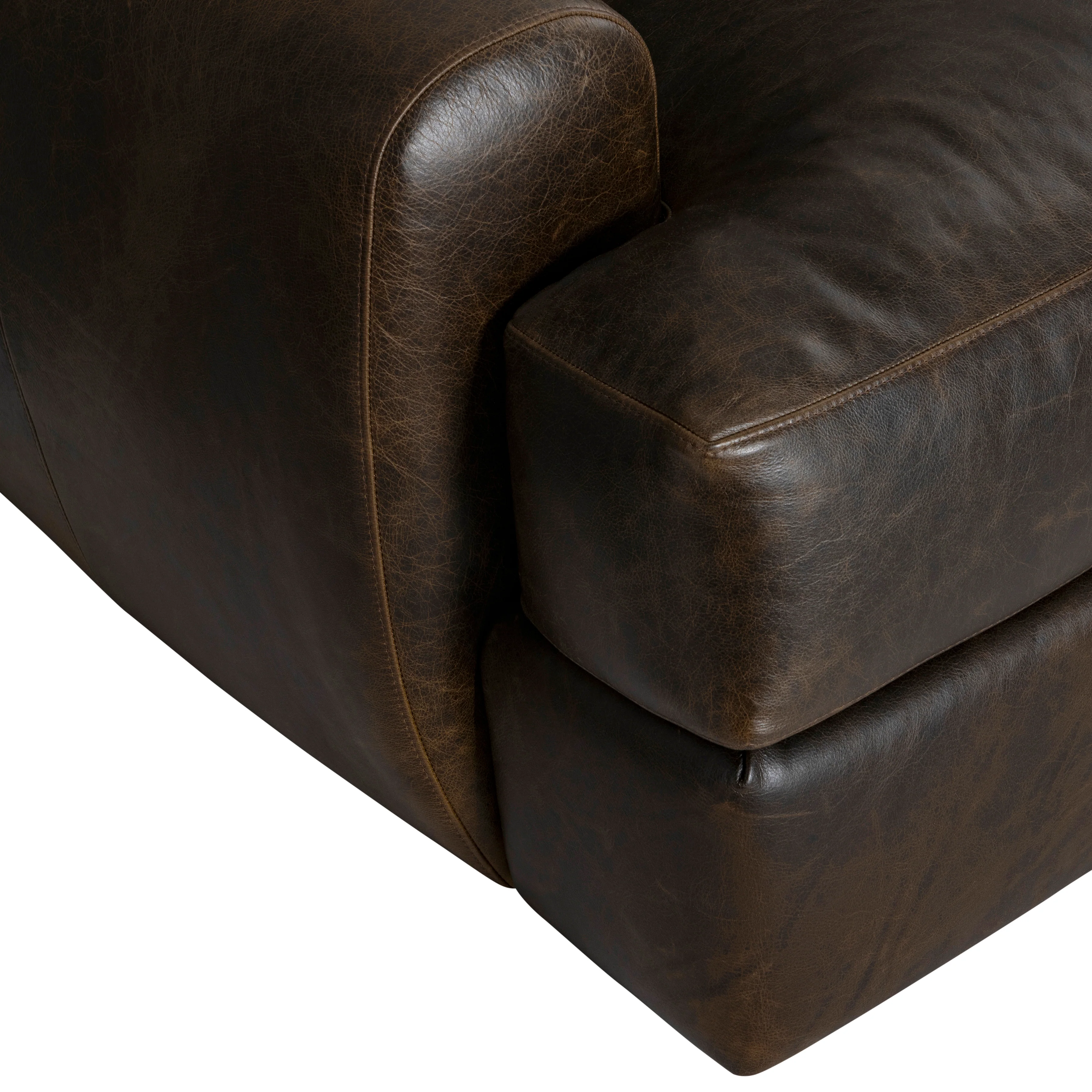 Cameron Leather Sofa - Image 5