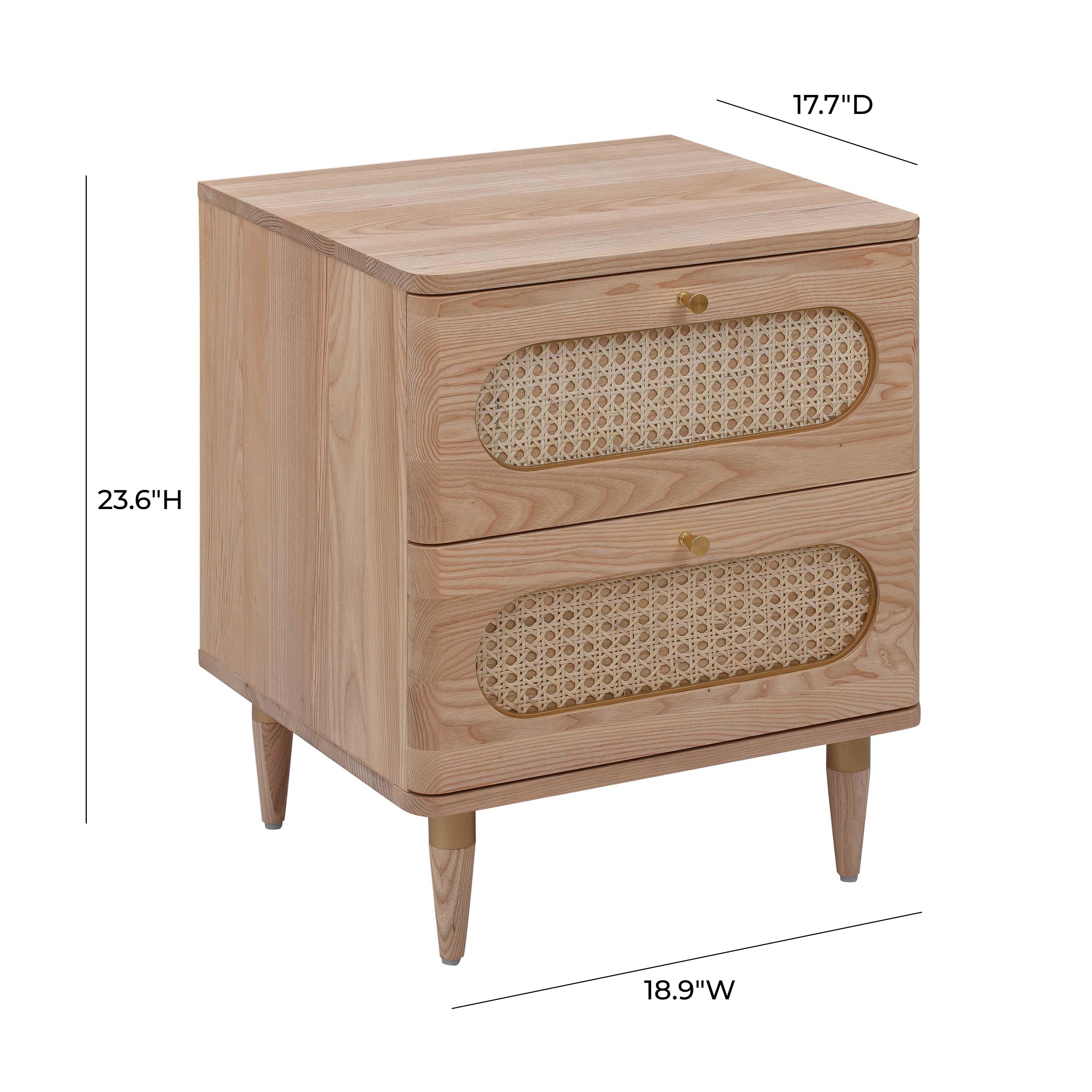 Carmen Cane Nightstand - Image 9