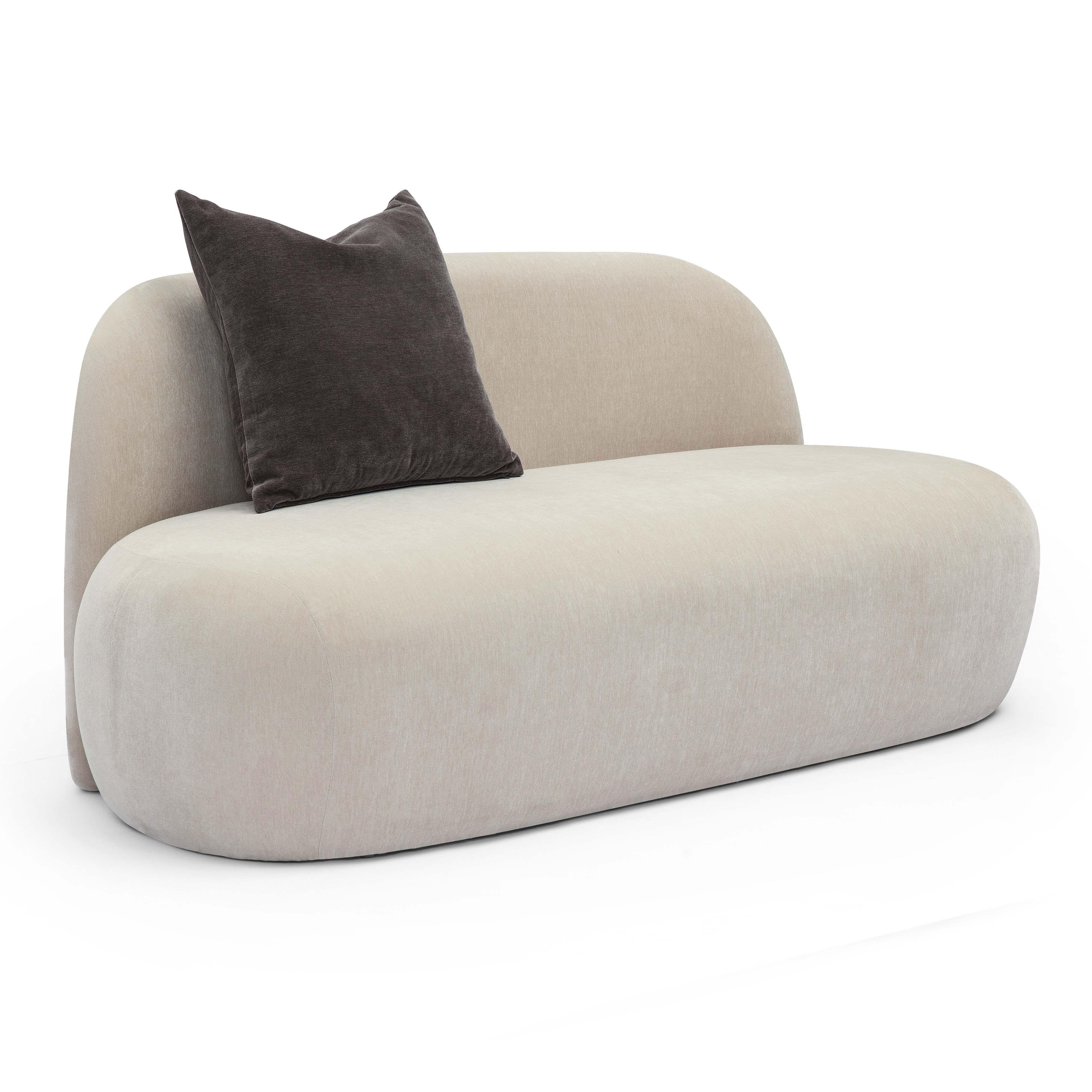 Carraway 59" Upcycled Contract-Grade Chenille Loveseat - Image 3