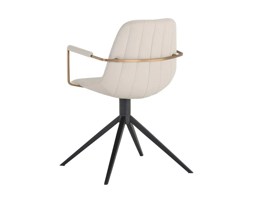 Cassius Swivel Dining Armchair - Image 8